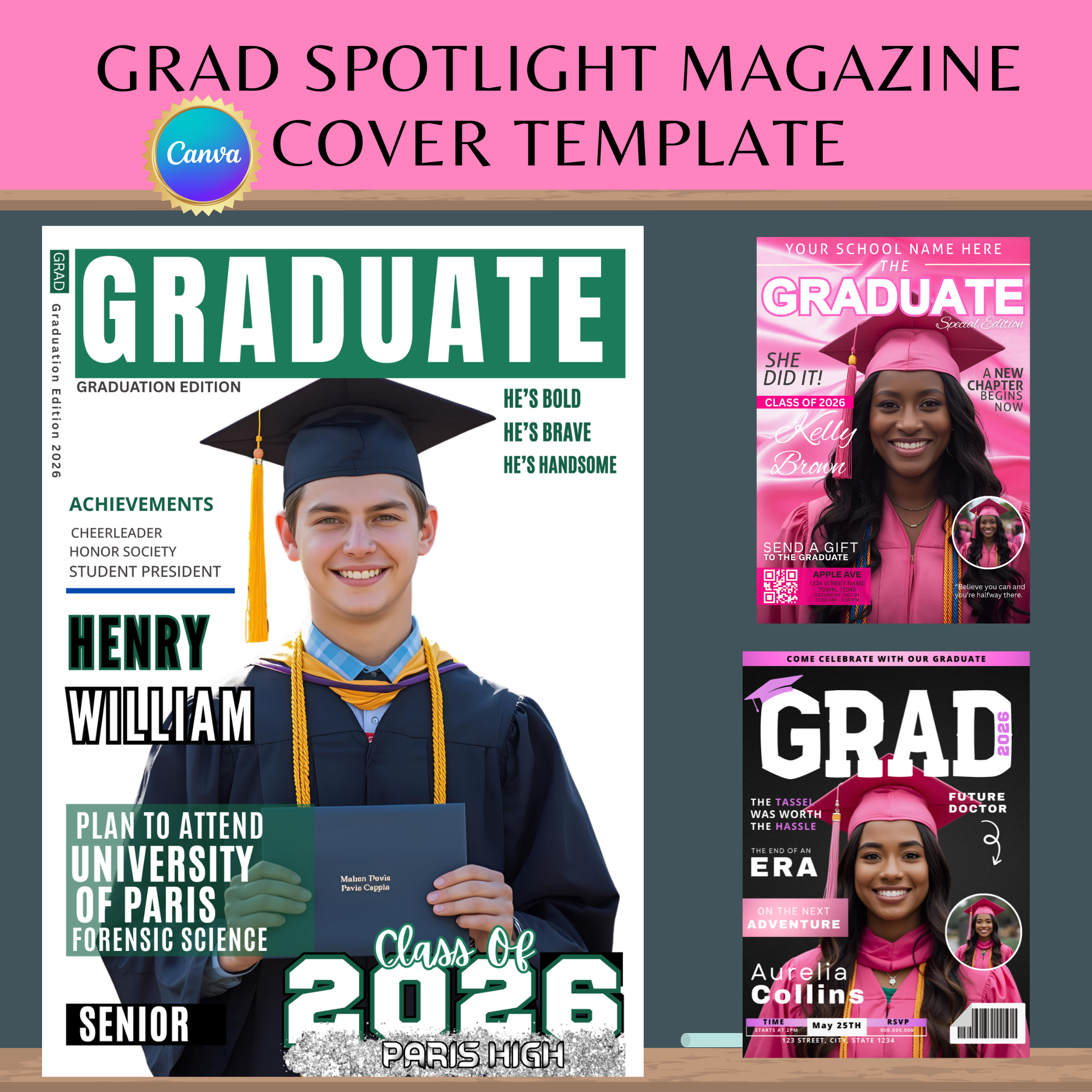 Graduation Magazine Covers