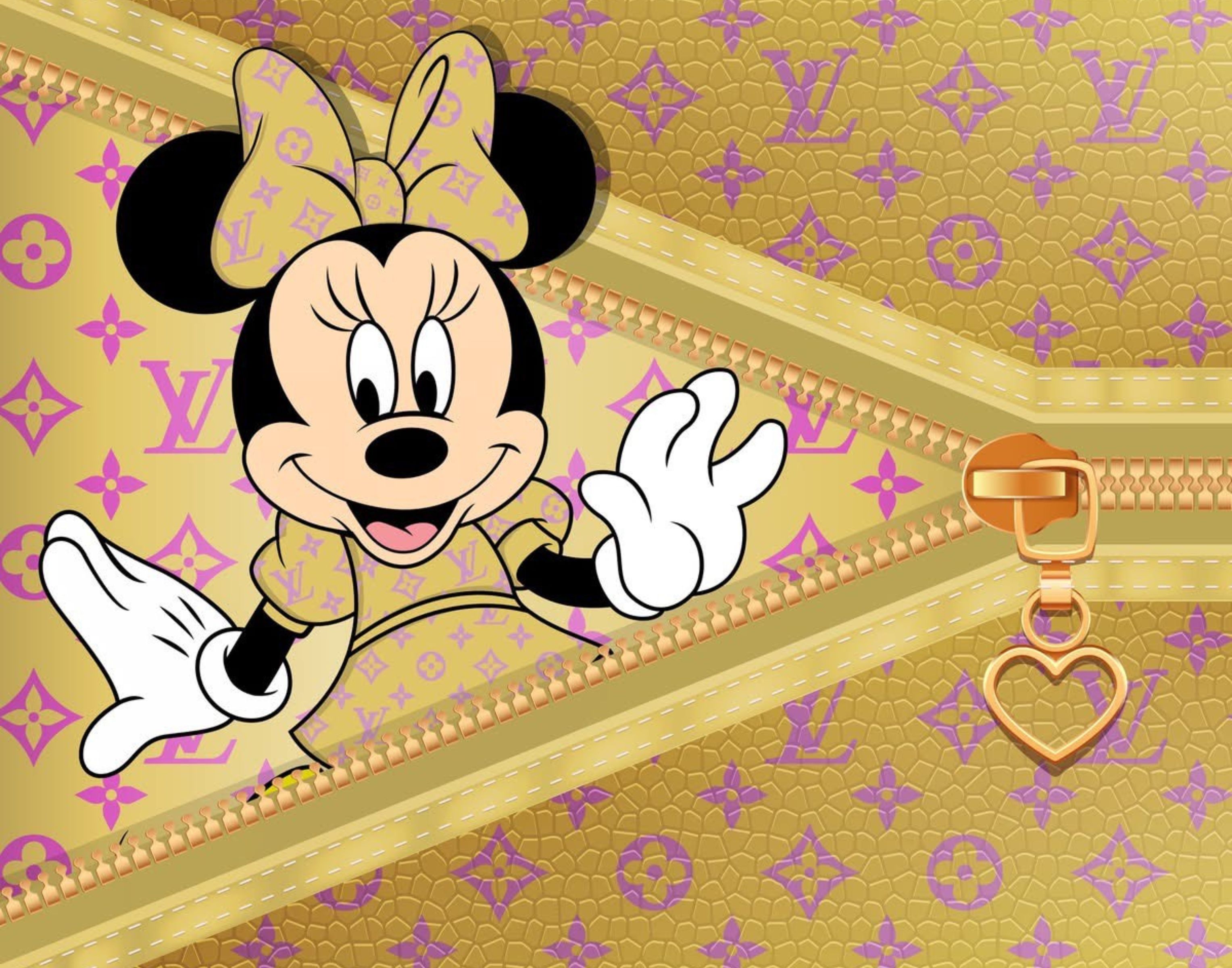 Mini Mouse x LV-Inspired Art Clip –  5 JPEG File