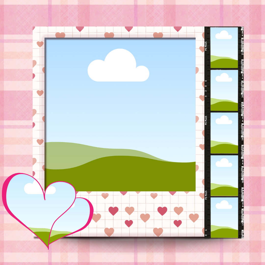 “Be Mine Polaroid Frame”