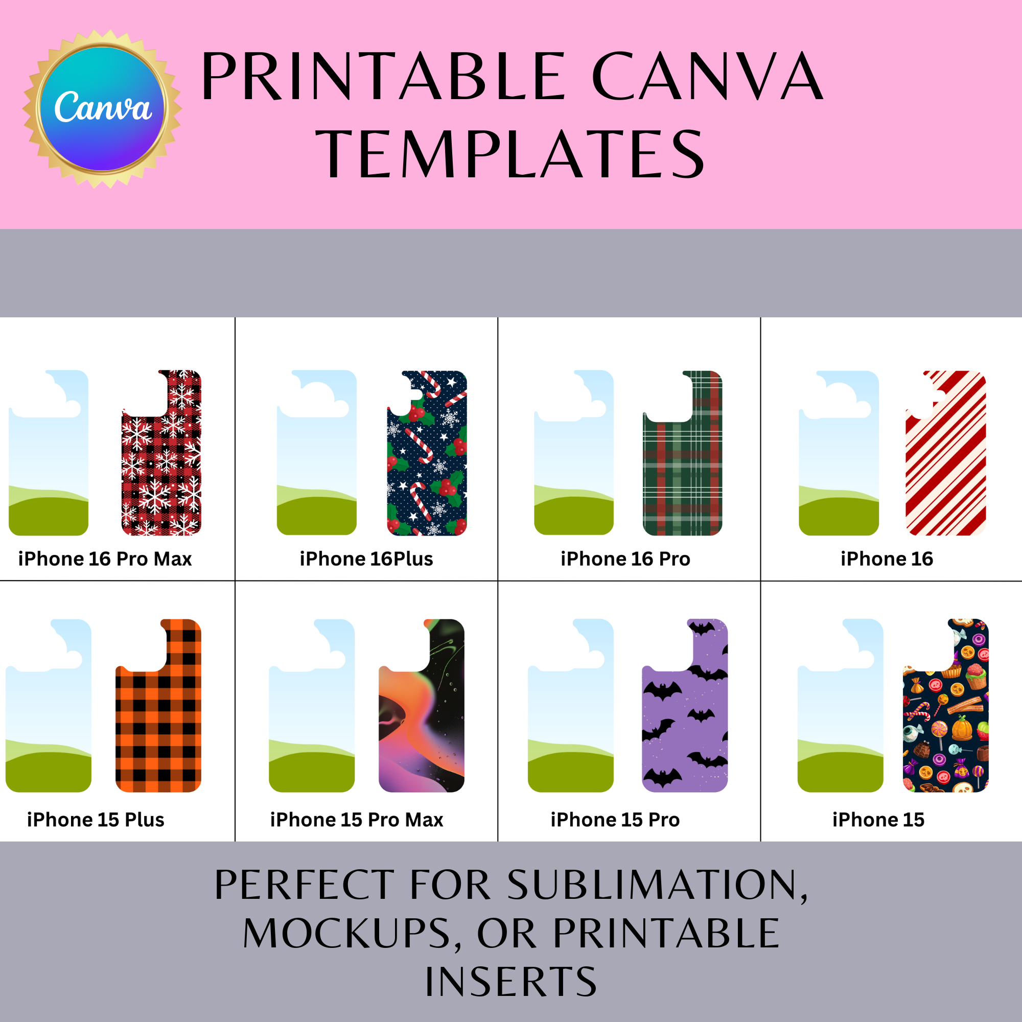 iPhone Case Insert Templates
