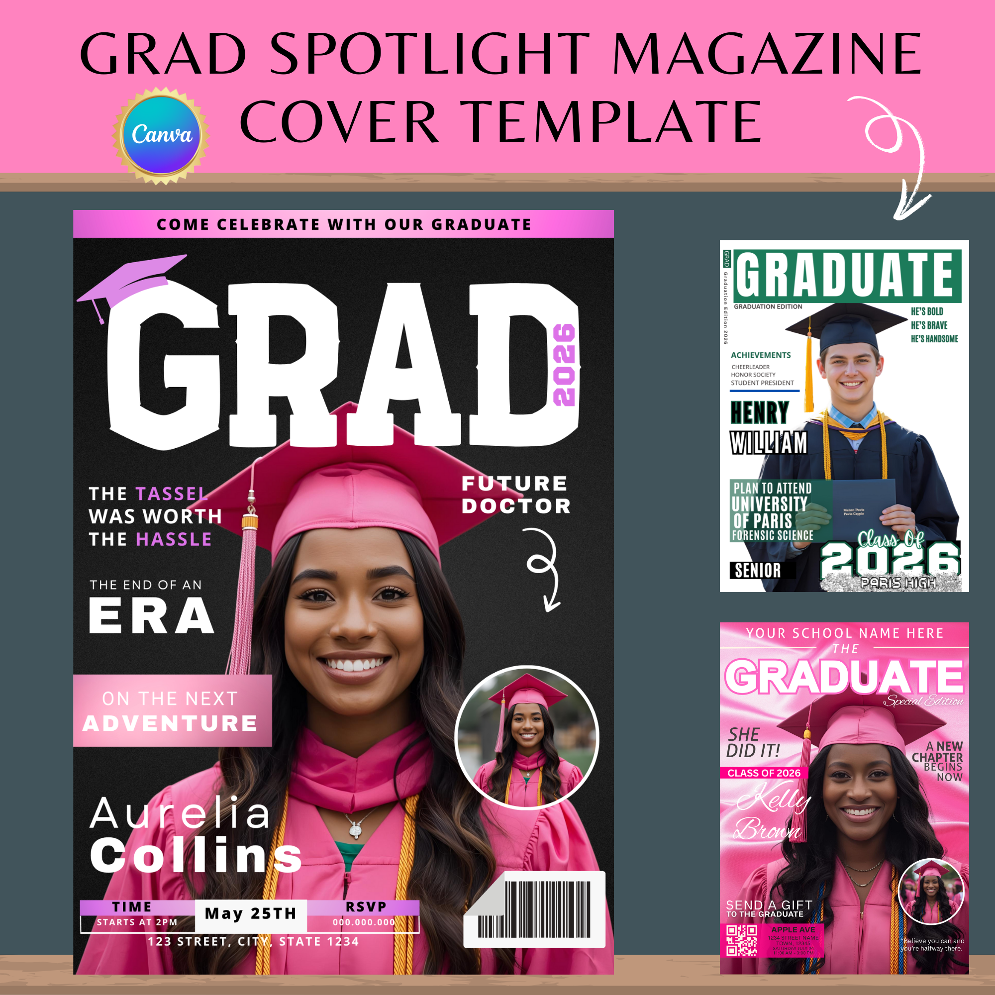Graduation Magazine Covers