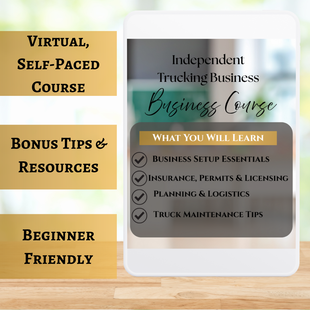 Independent Trucking Business Course