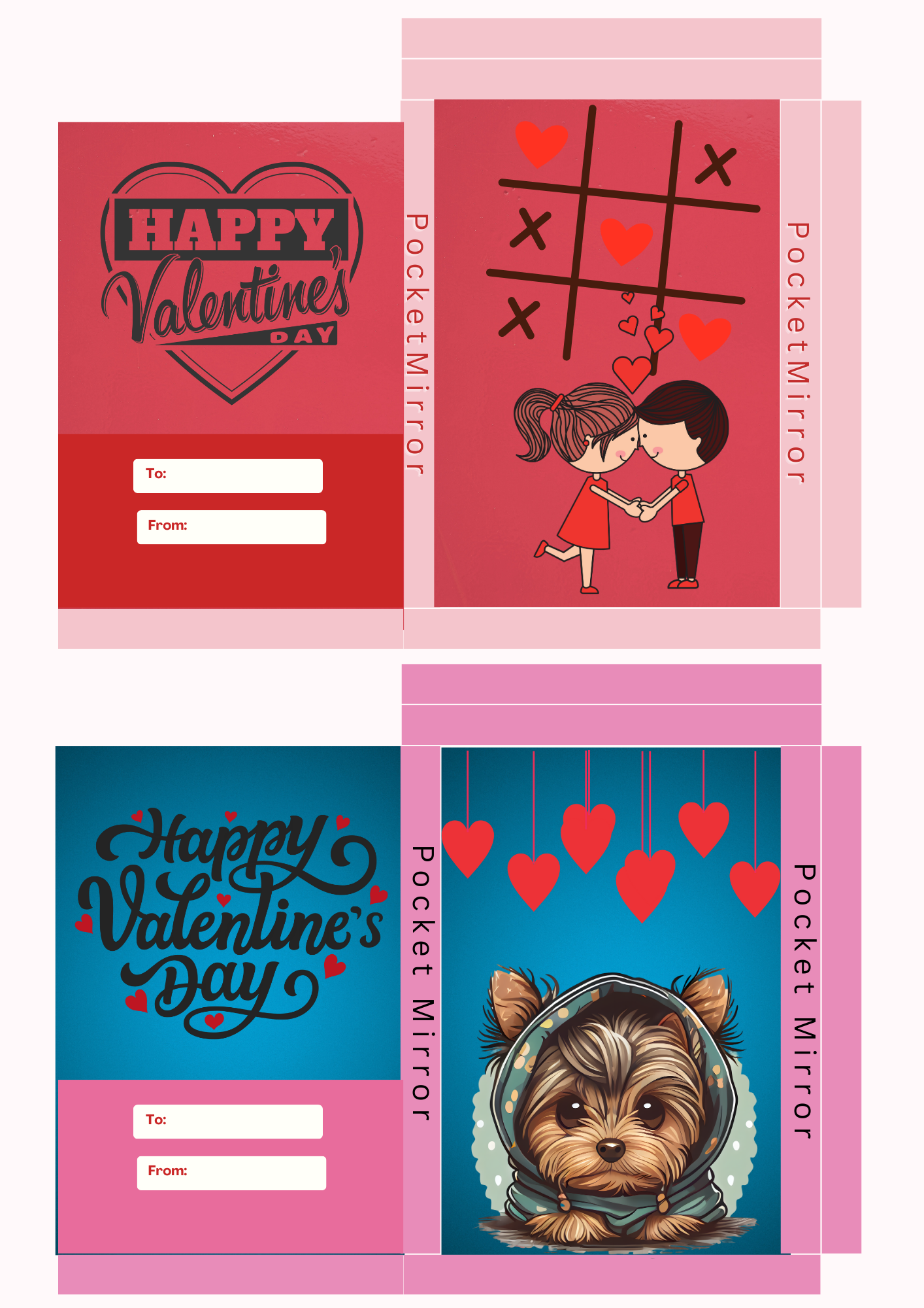 Pocket Mirror Template Bundle