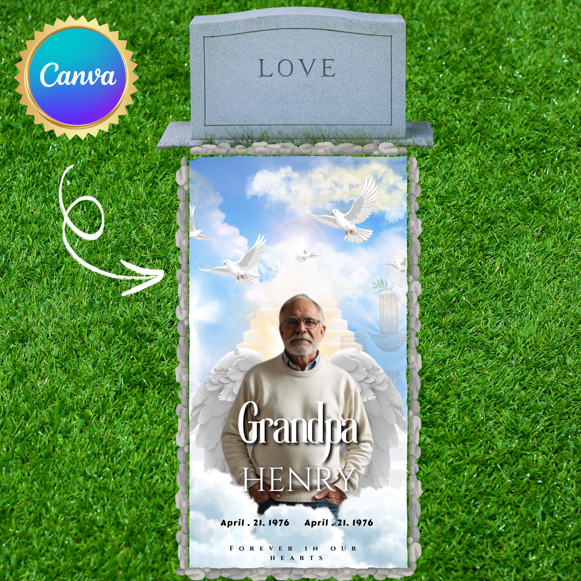 Memorial Grave Blanket 