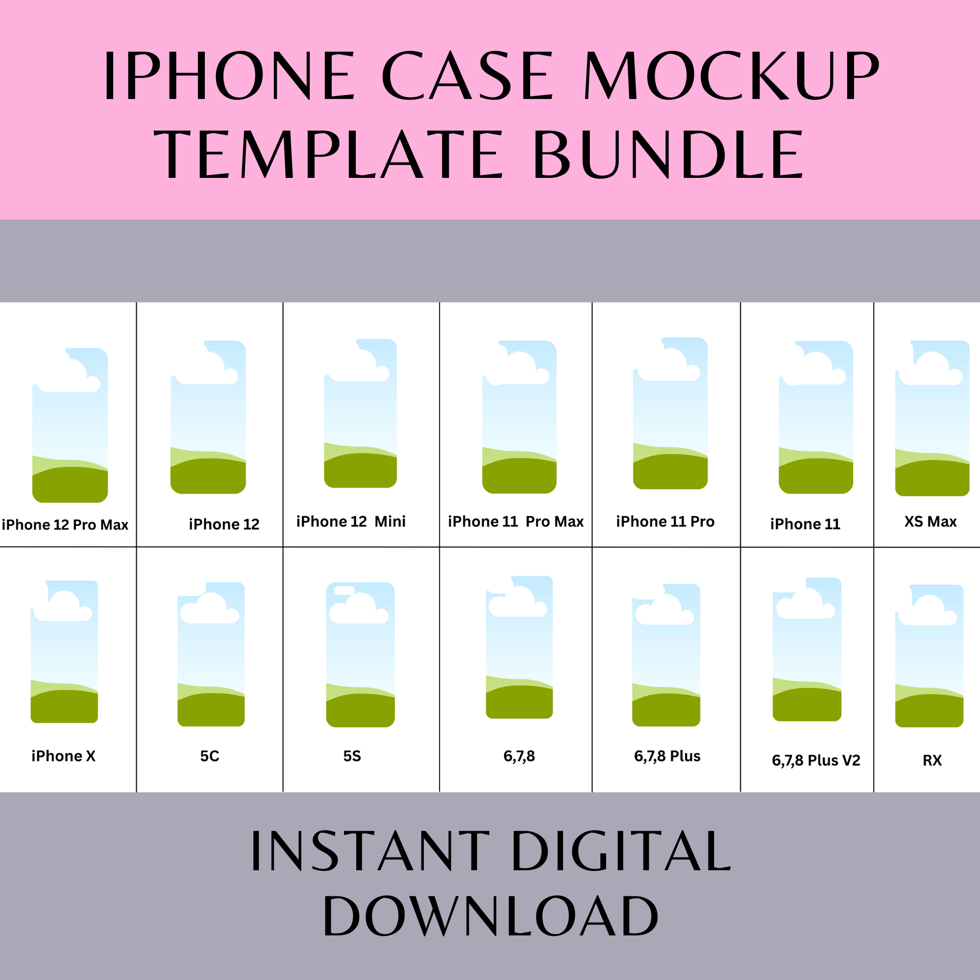 iPhone Case Insert Templates