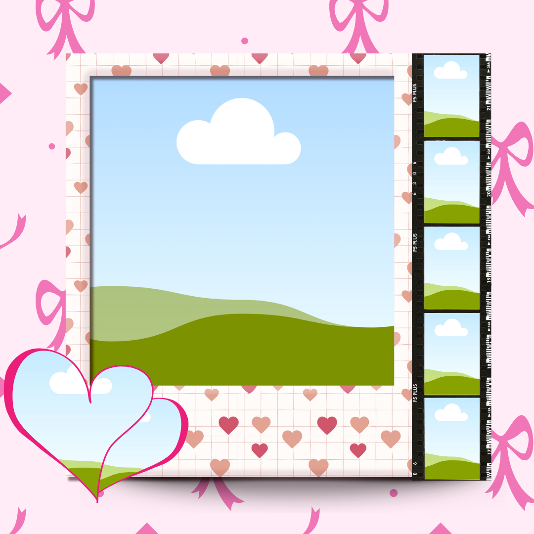 “Be Mine Polaroid Frame”