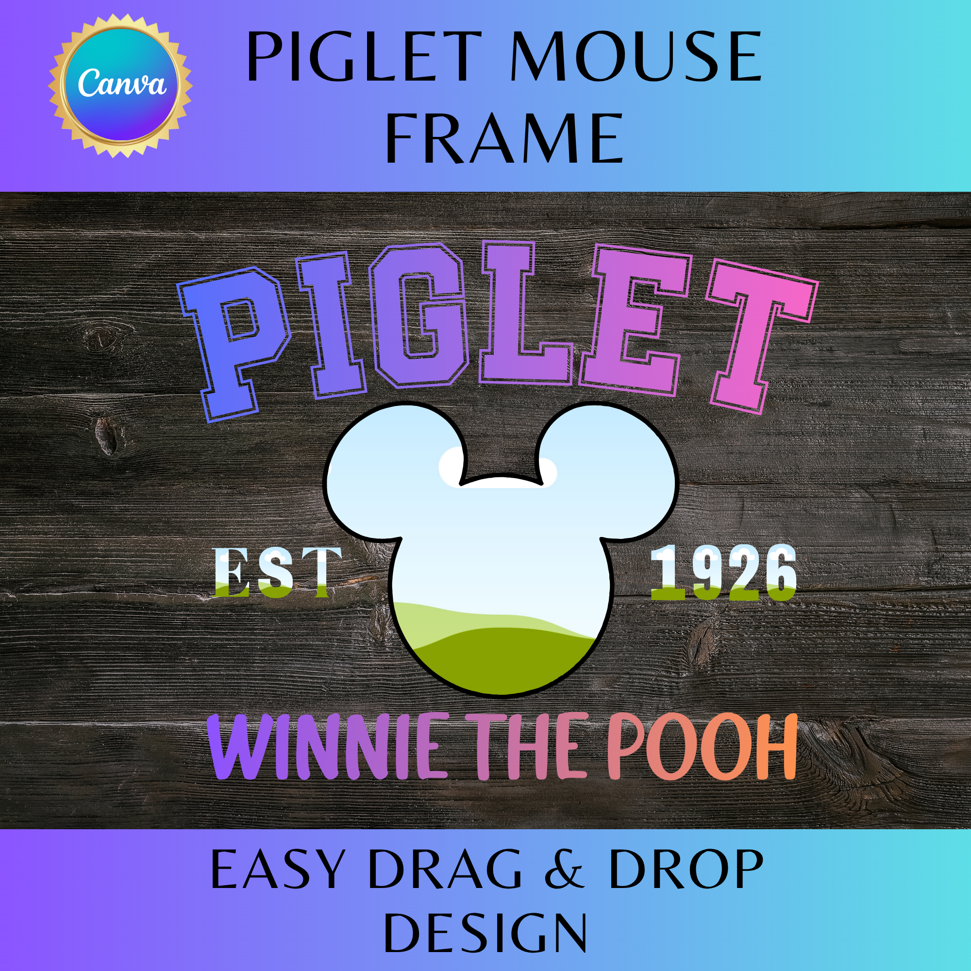 Piglet Mouse Frame