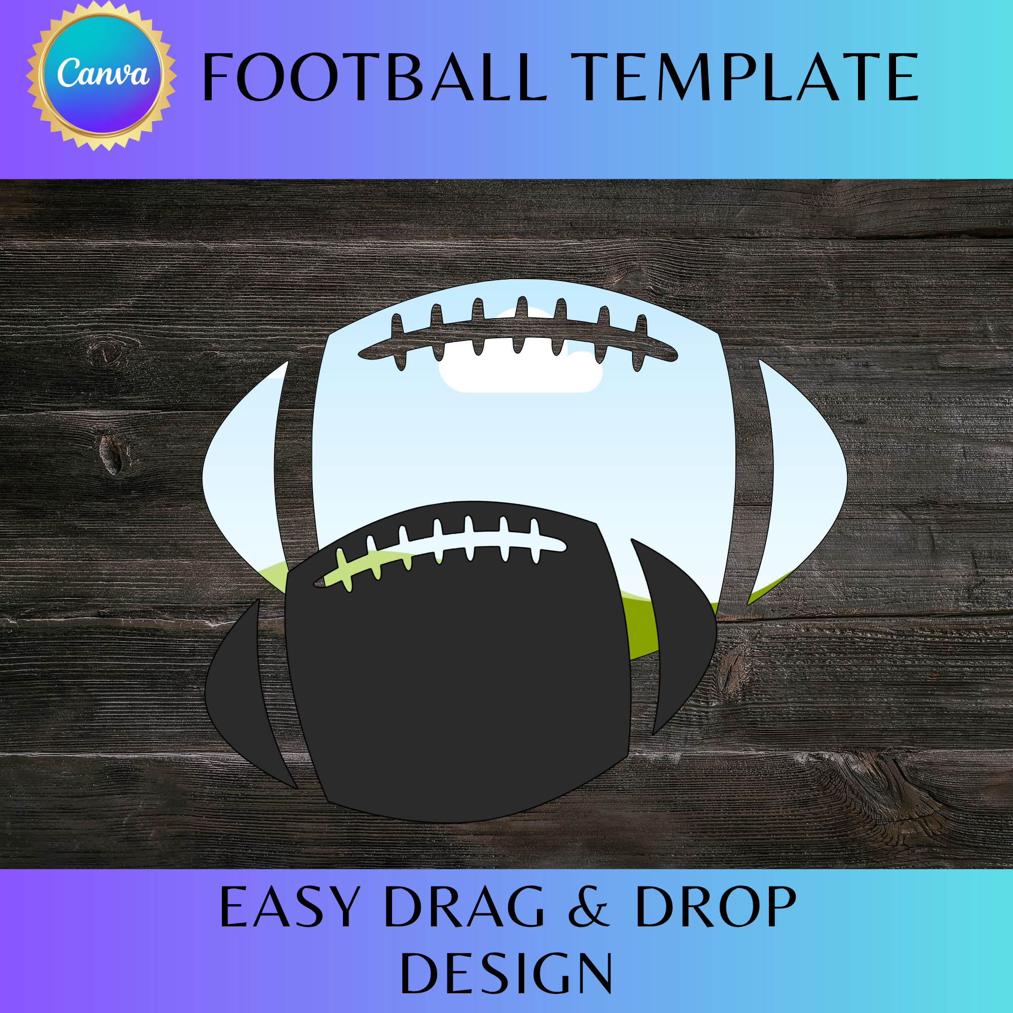 “Touchdown Memories” Football Frame