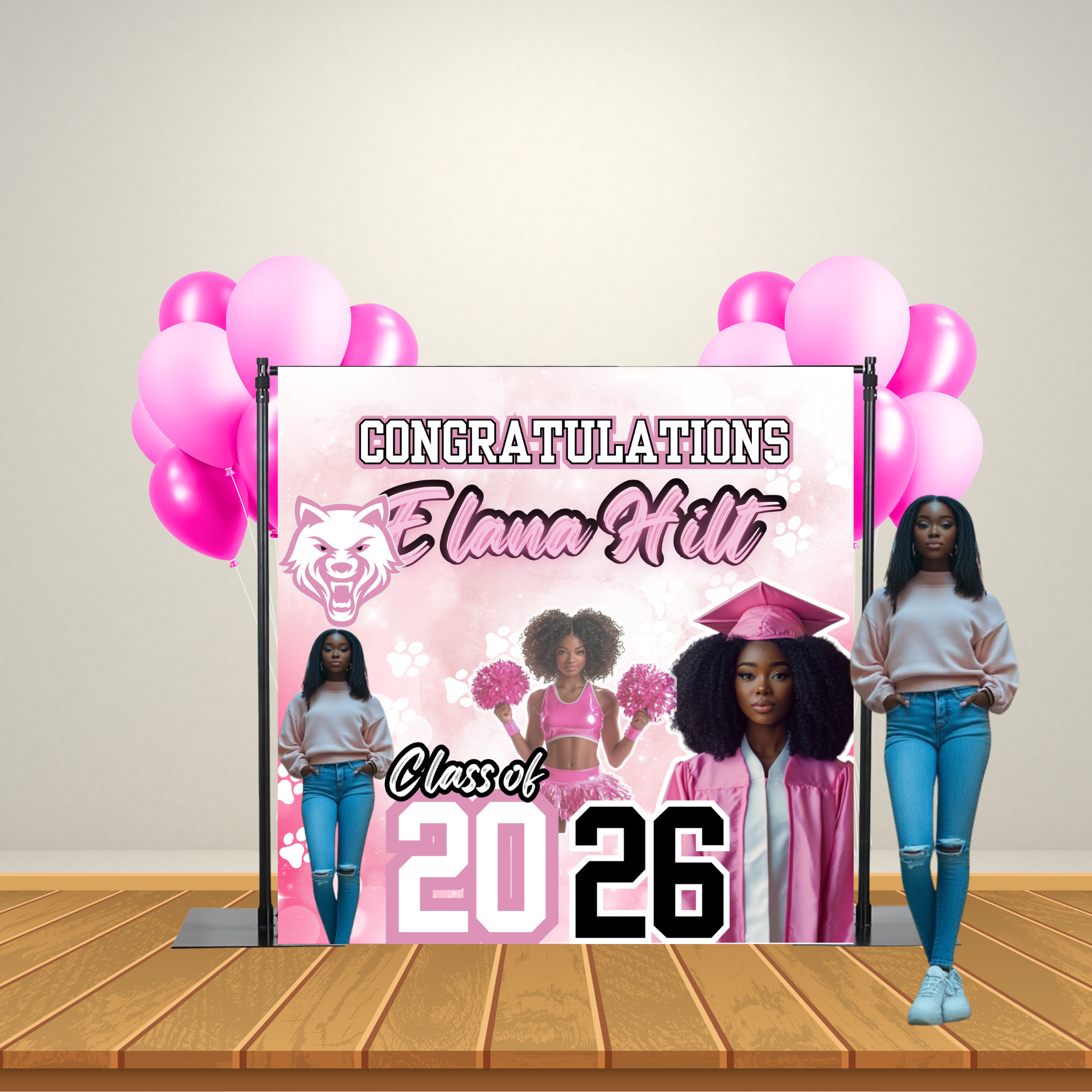 CONGRATULATIONS Graduation Backdrop  7