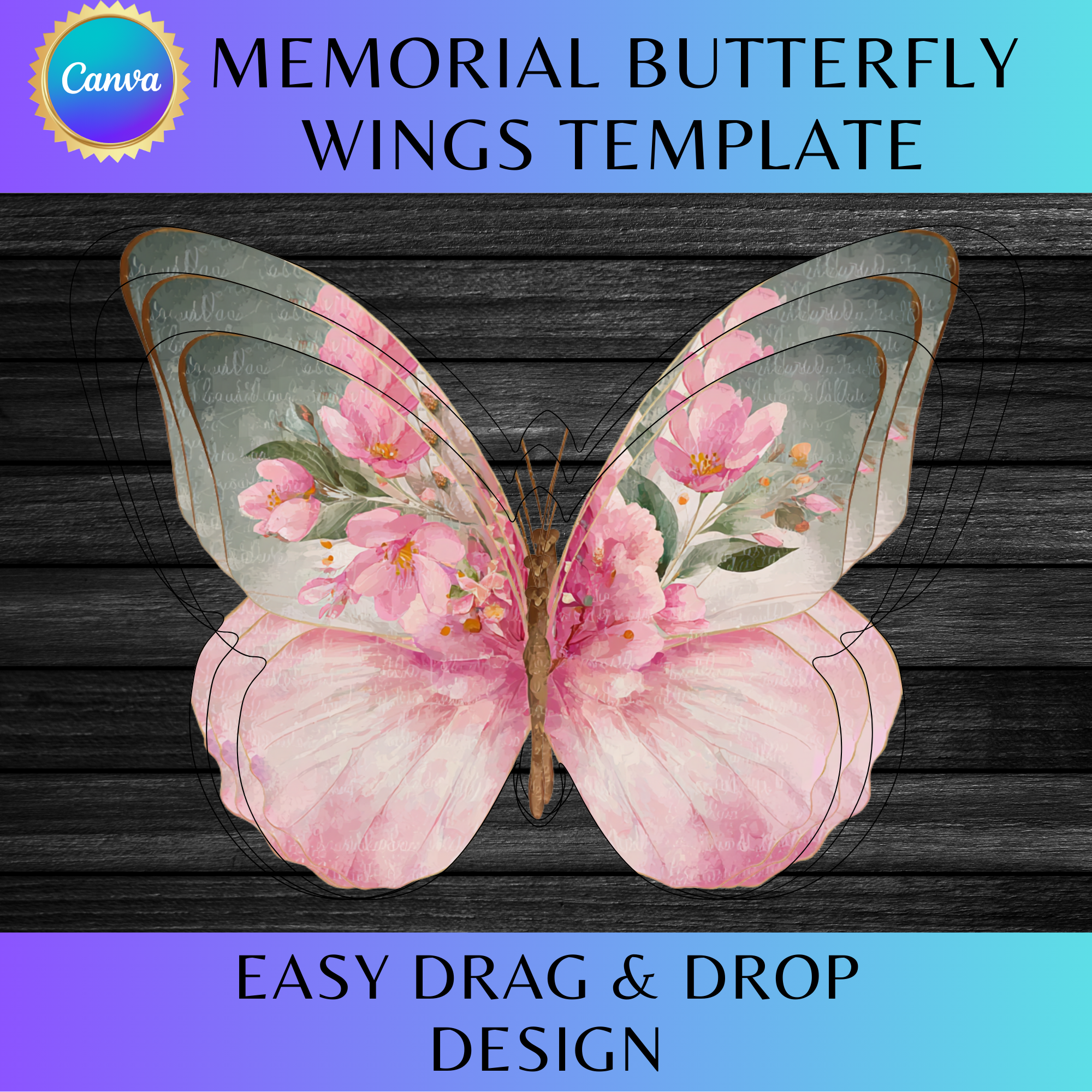  Memorial Butterfly Wings 