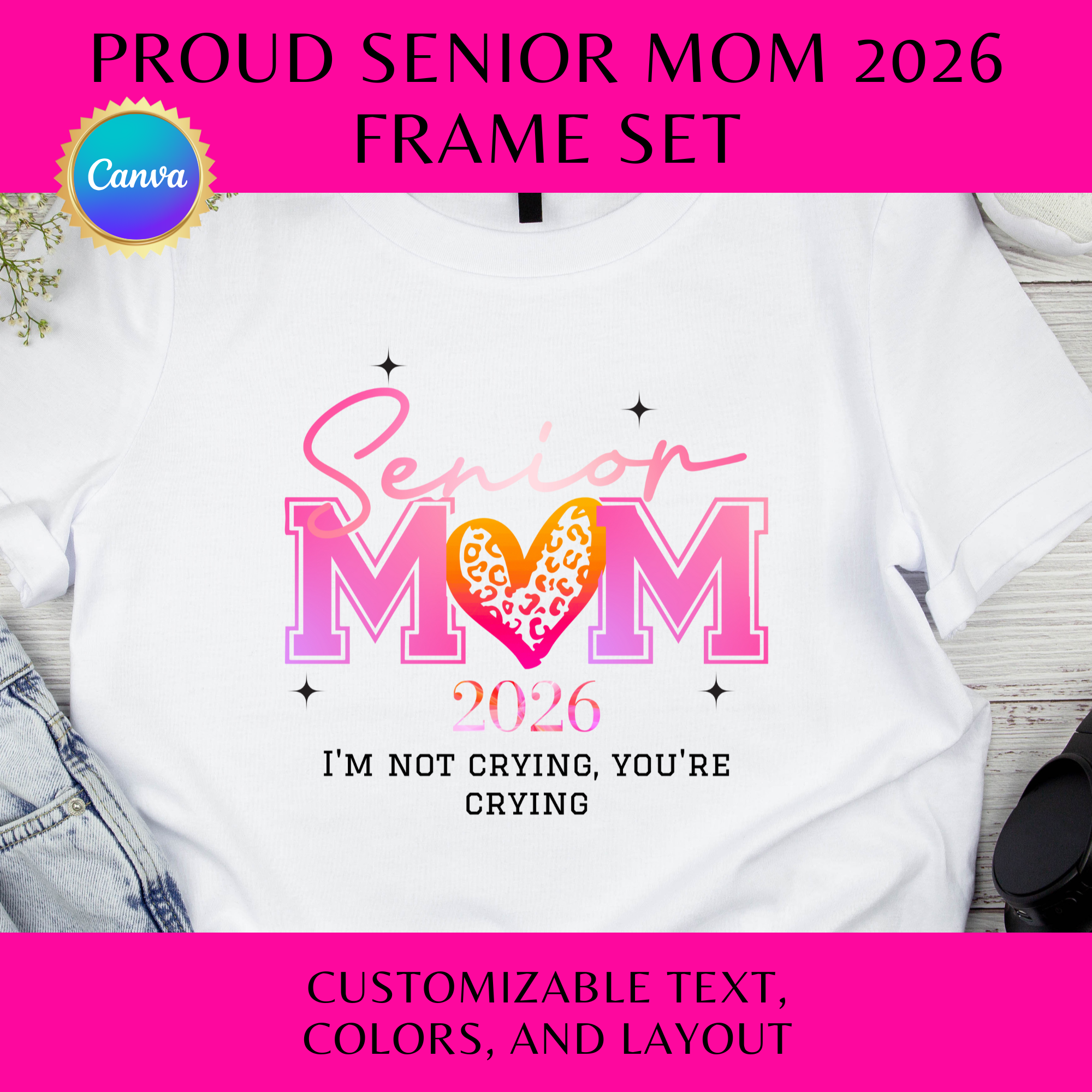 Proud Senior Mom 2026 Frame