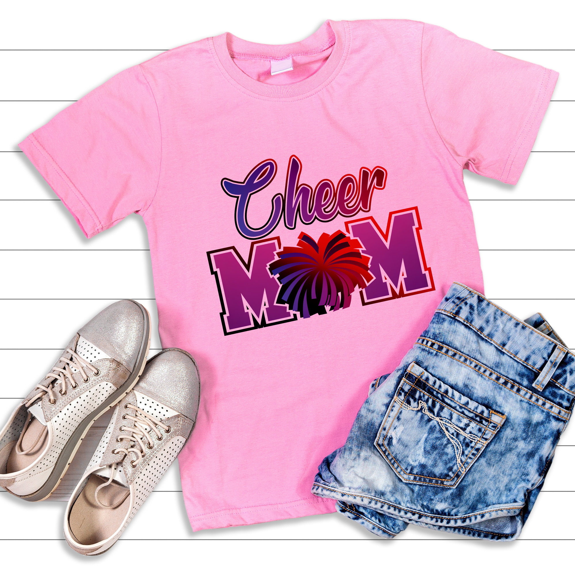 Cheer Mom Frame Template