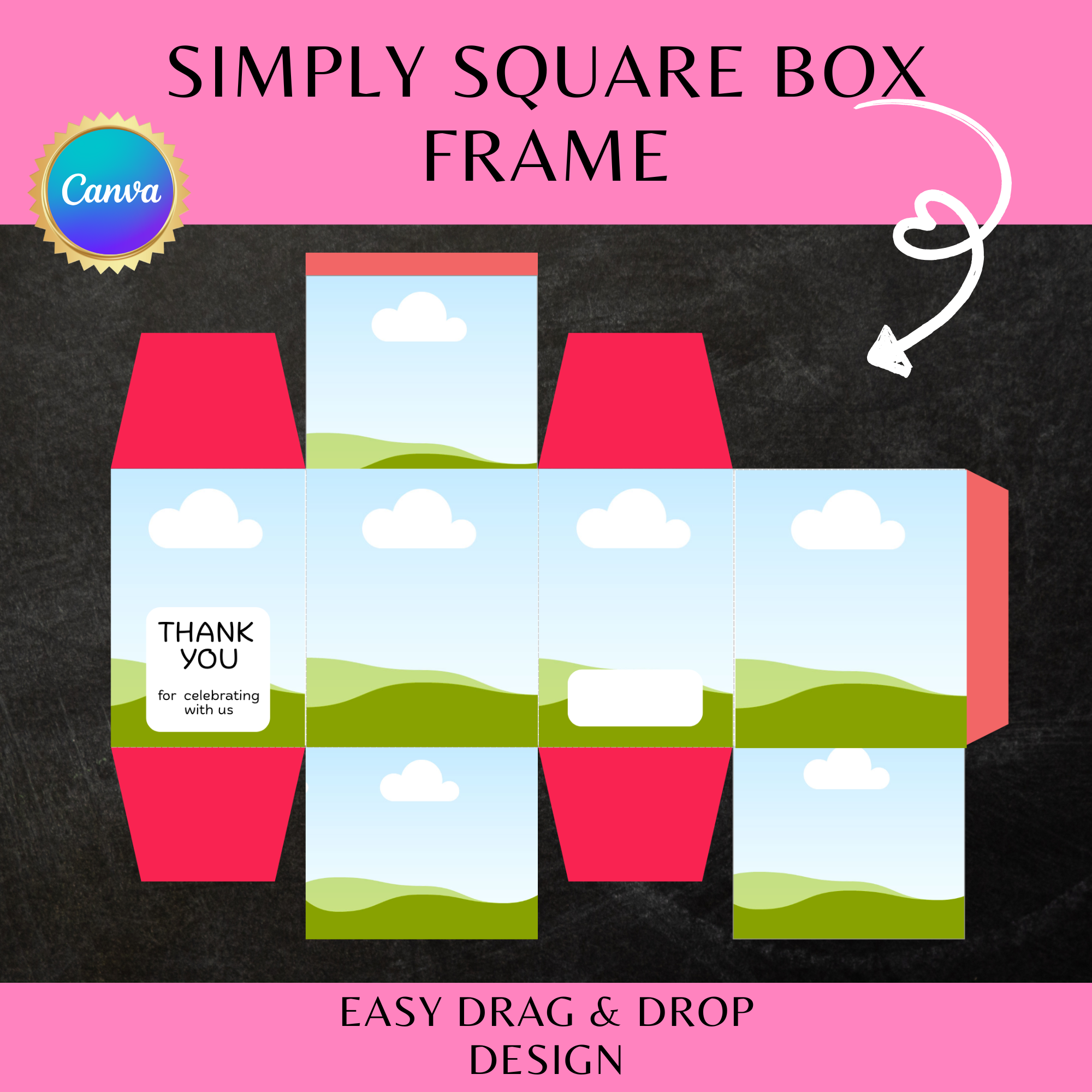 Modern Design Square Box Frame