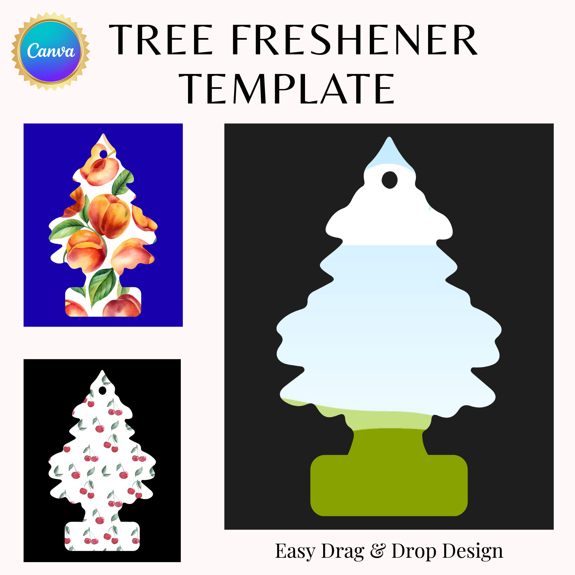 Tree Freshener Template Mockup – Easy Drag & Drop Design