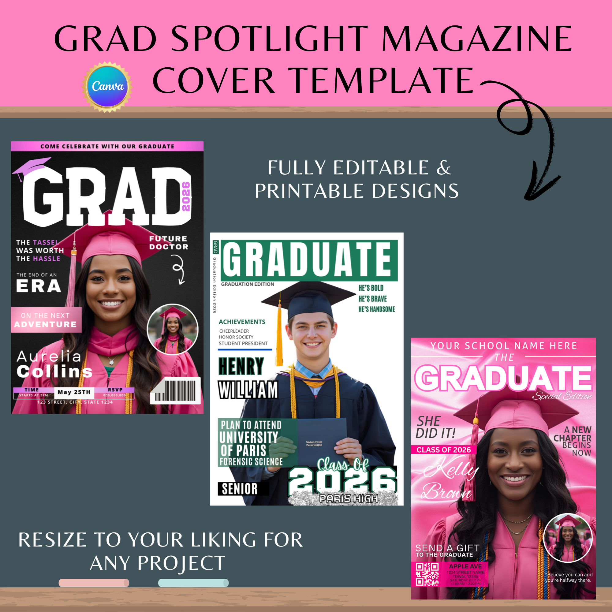 Graduation Magazine Covers