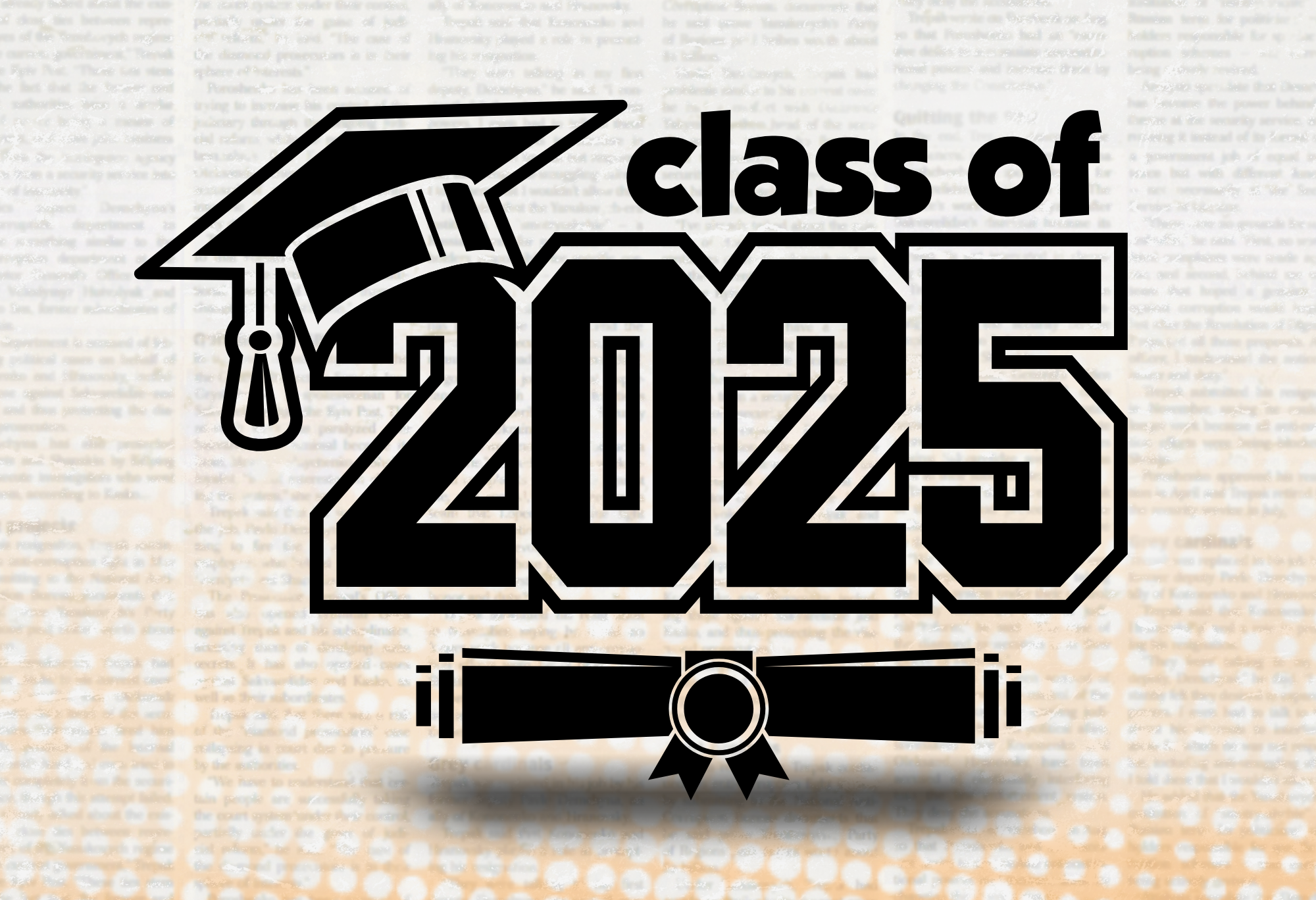  Graduation Newspaper 2025 Editable Design – PDF Template
