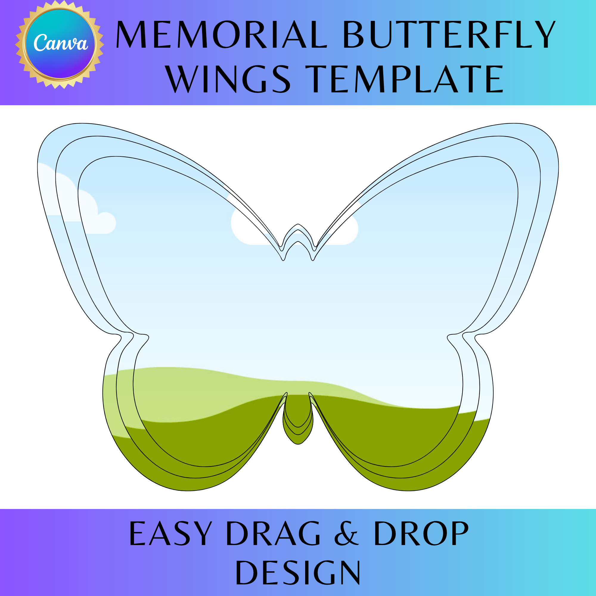  Memorial Butterfly Wings 