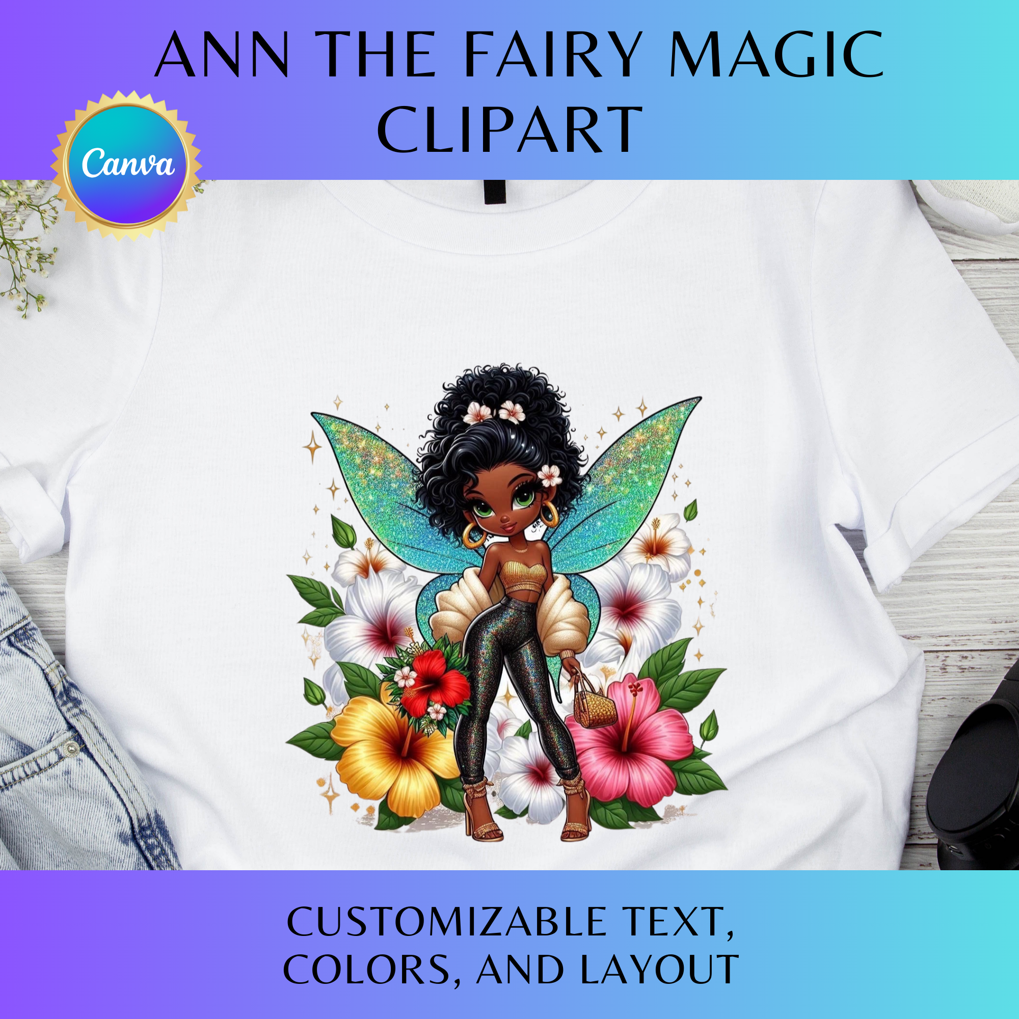 Ann the Fairy Magic Clipart