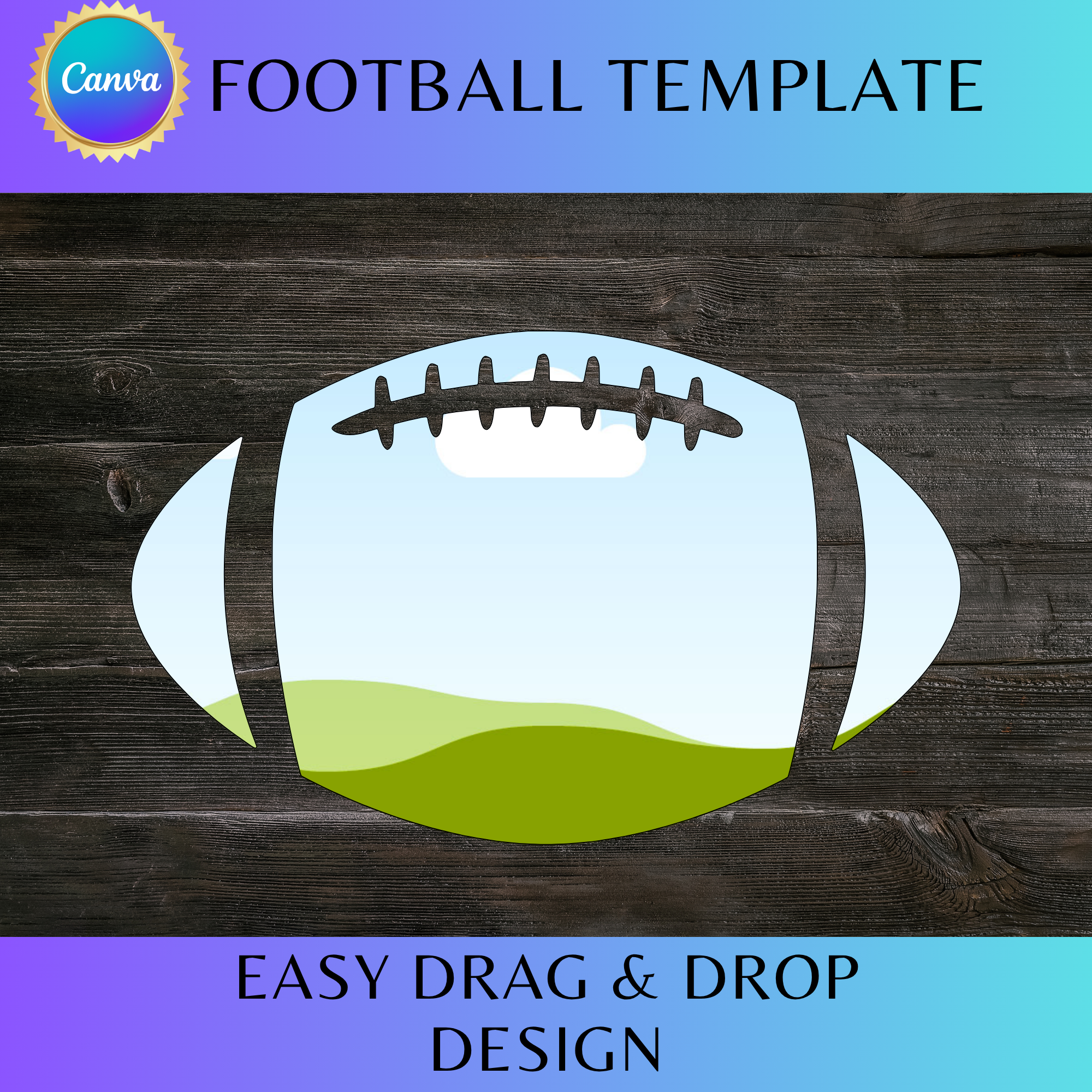 “Touchdown Memories” Football Frame