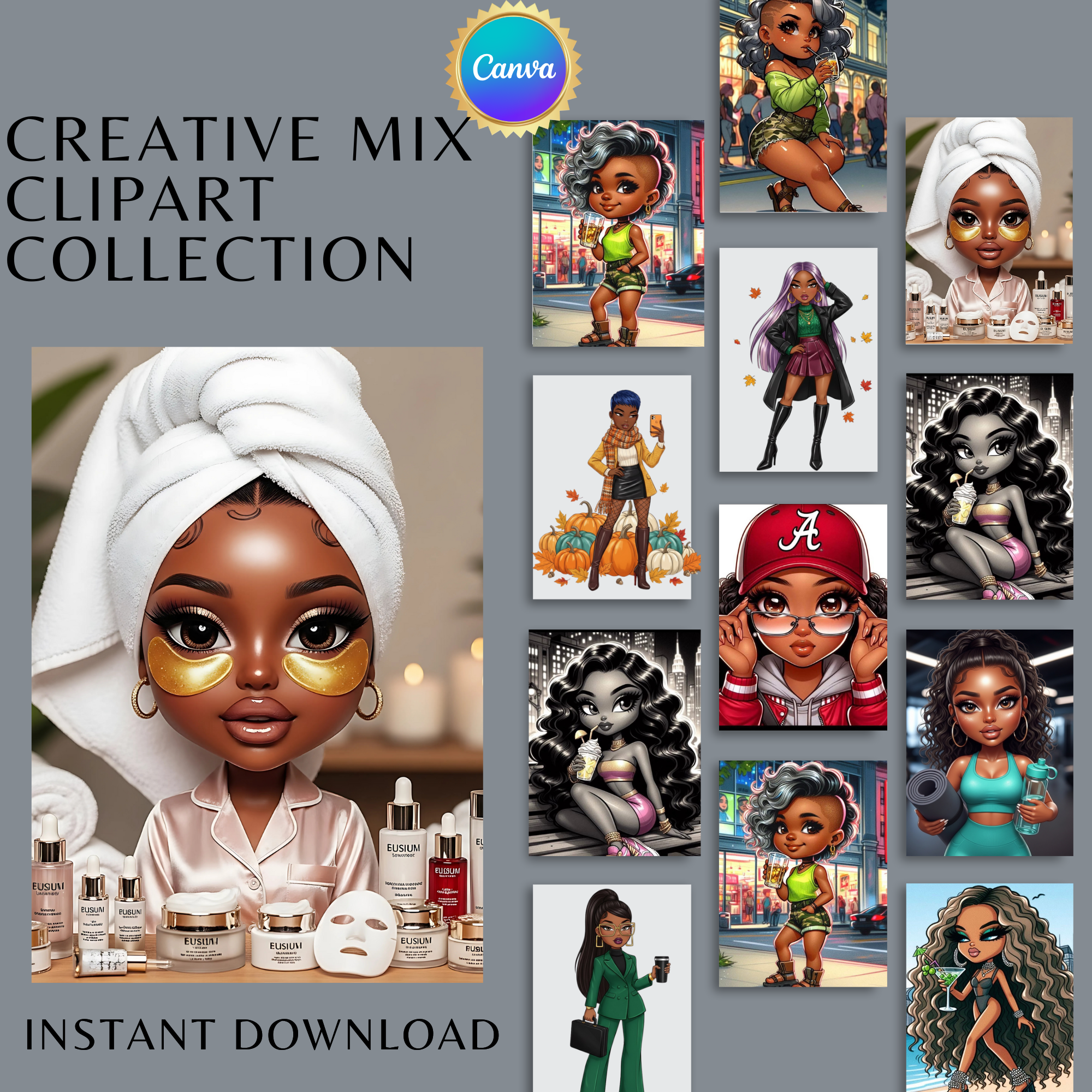 “Creative Mix Clipart Collection”