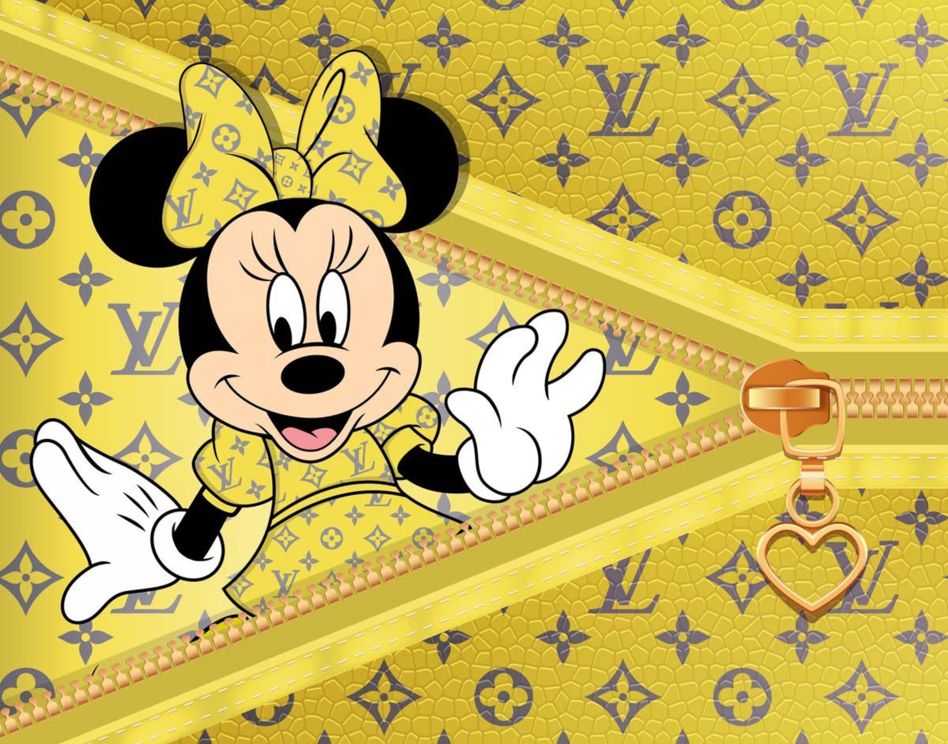 Mini Mouse x LV-Inspired Art Clip –  5 JPEG File