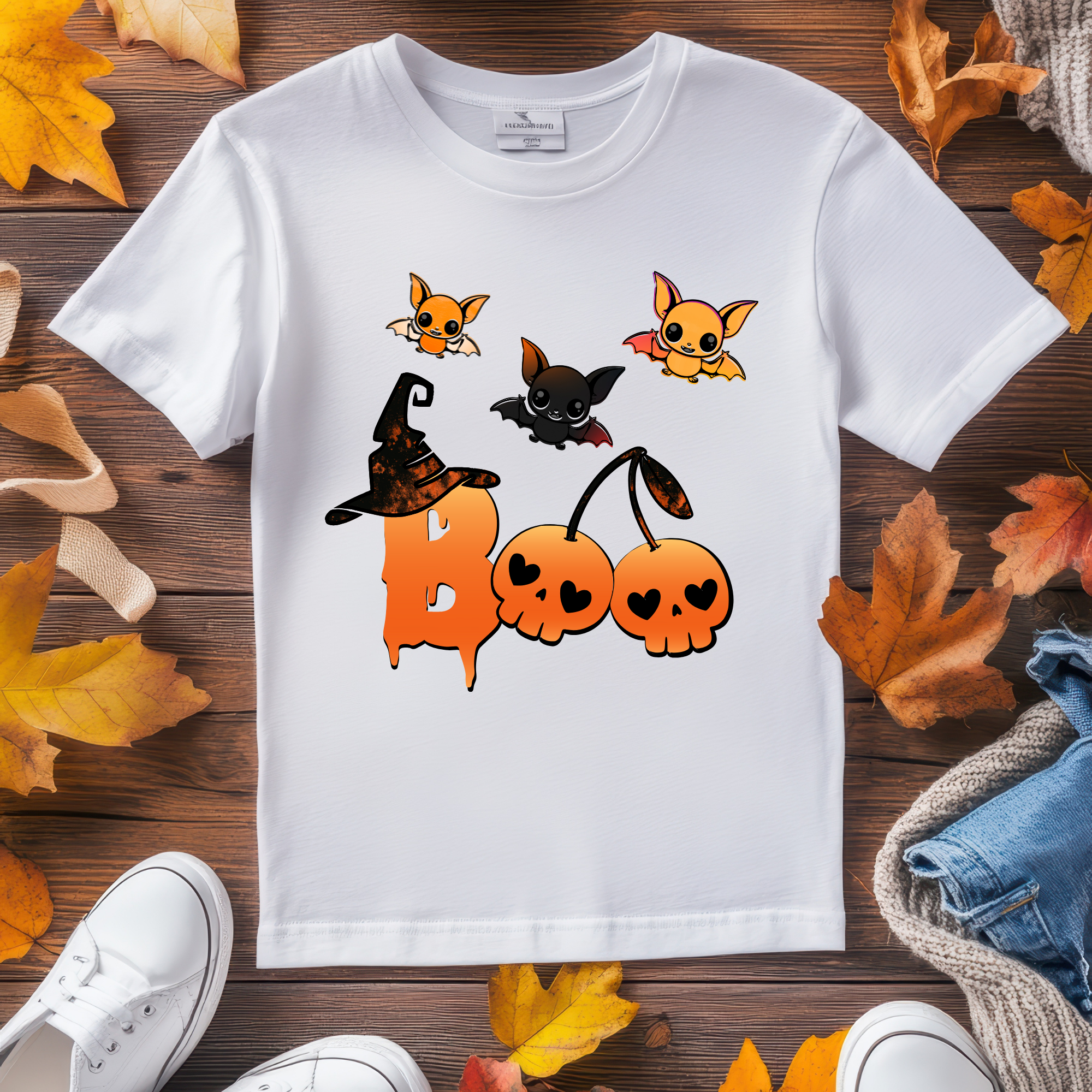 Spooky Boo Bat Frame Template 