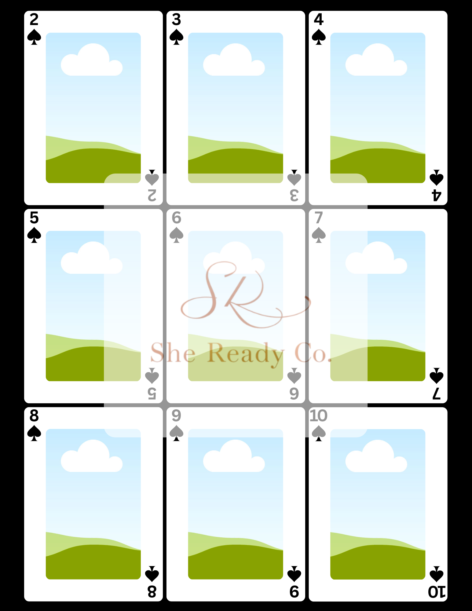 Editable Drag & Drop Playing Cards – 54 Card Template