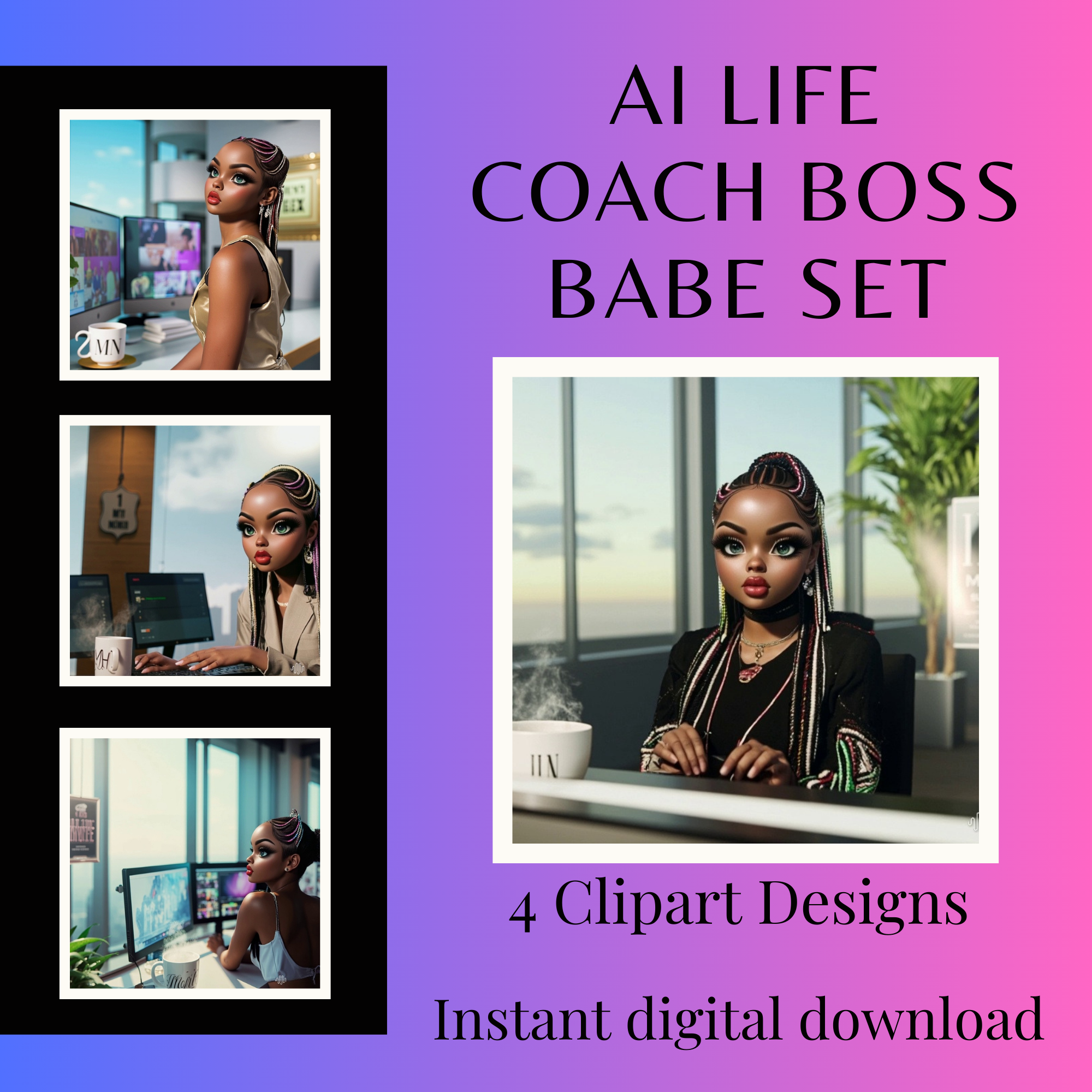 AI Life Coach Boss Babe Set