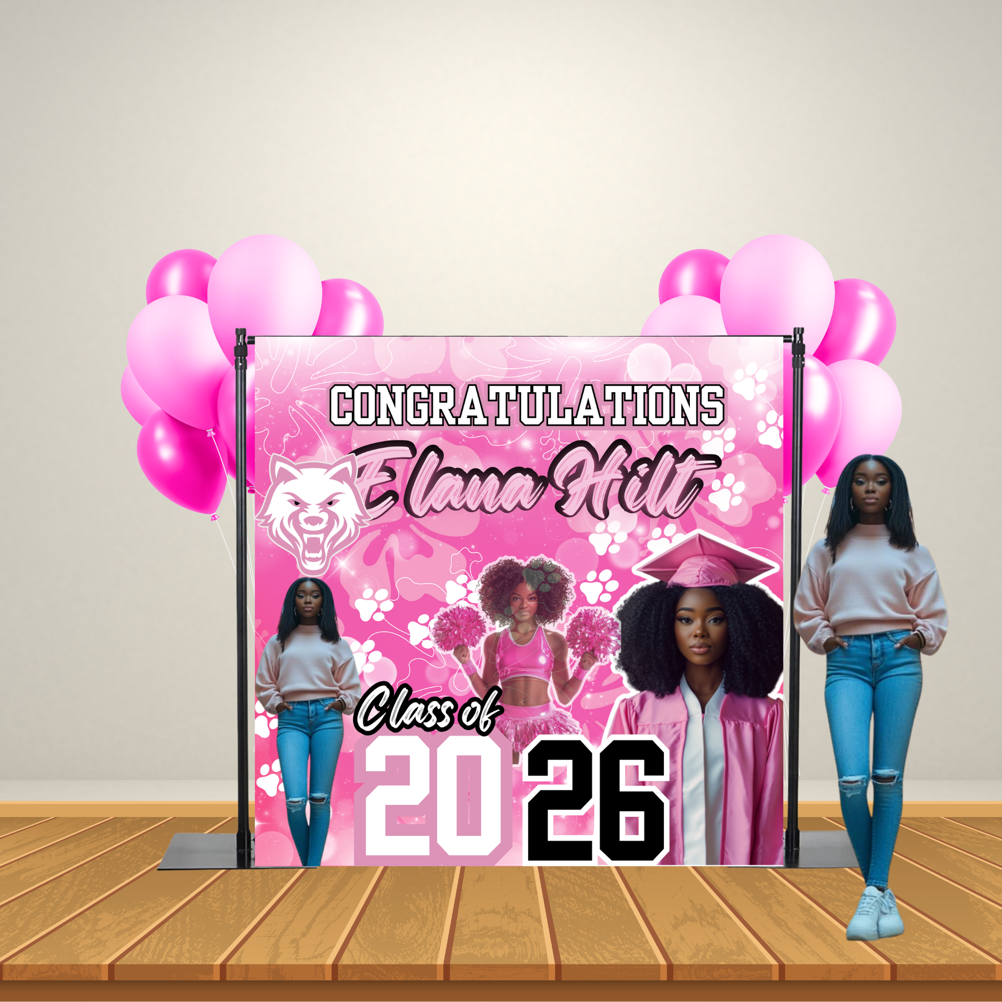 CONGRATULATIONS Graduation Backdrop  7