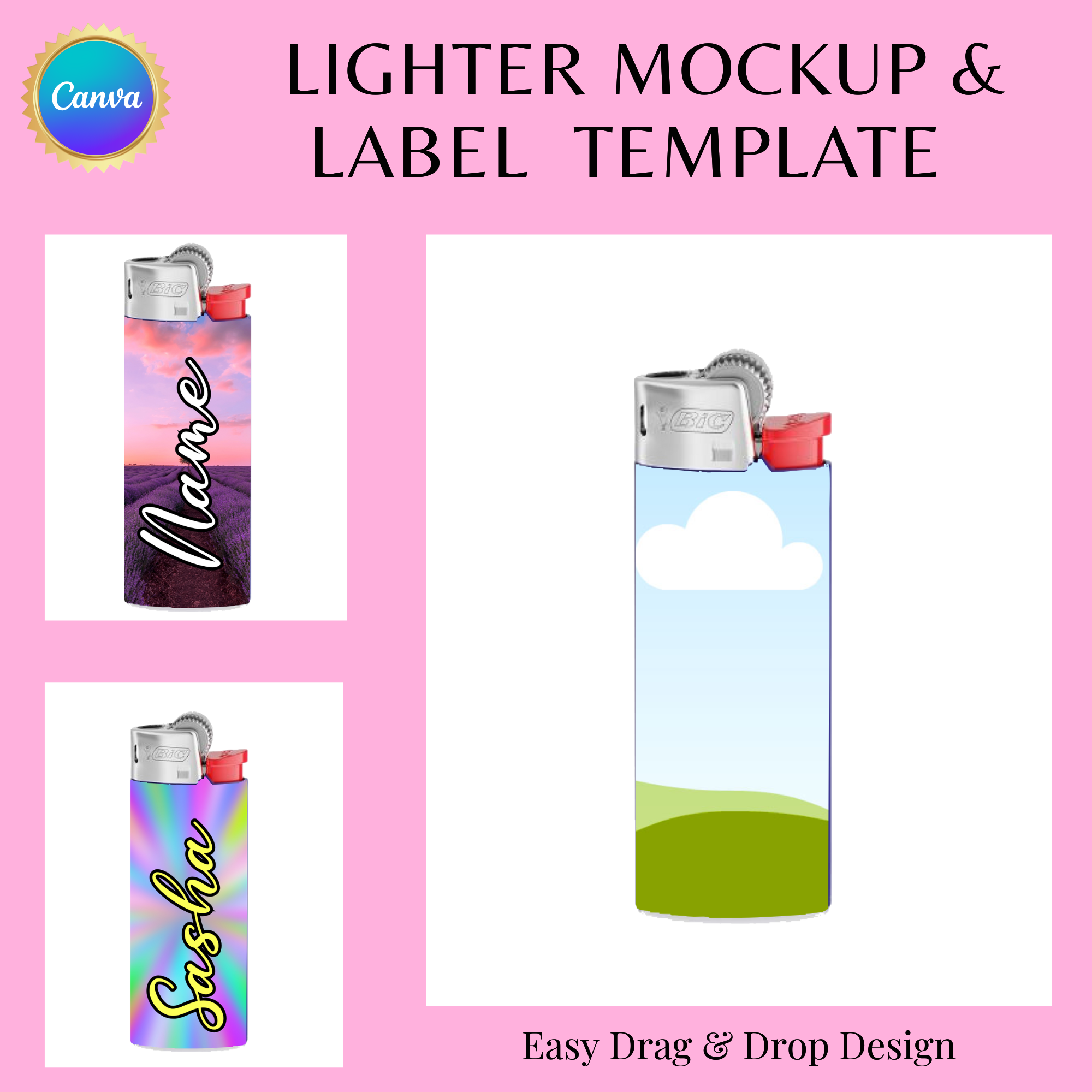 120-Pack Lighter Wrap Designs
