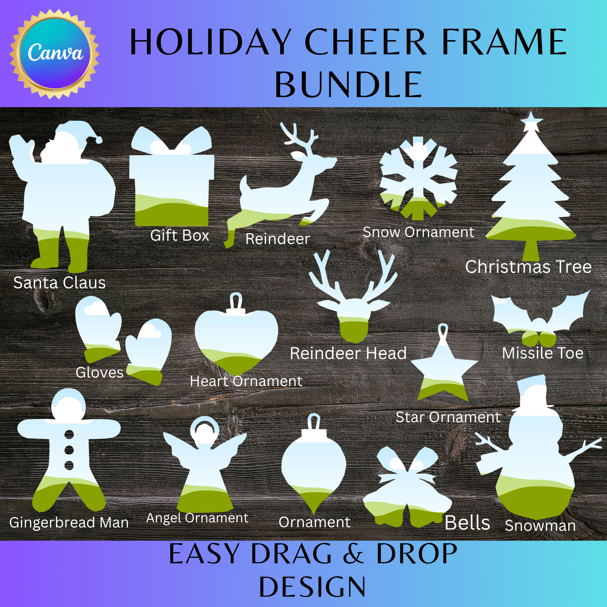 Holiday Cheer Frame Bundle