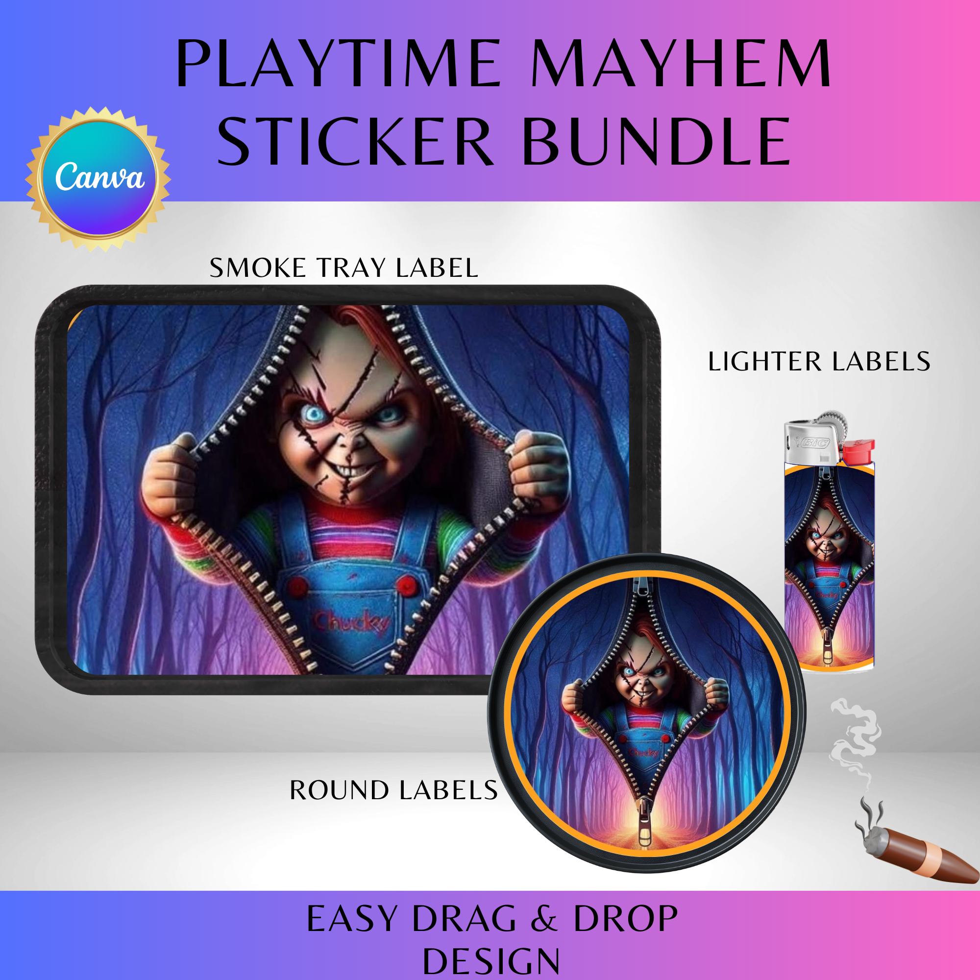 Playtime Mayhem  Sticker Bundle
