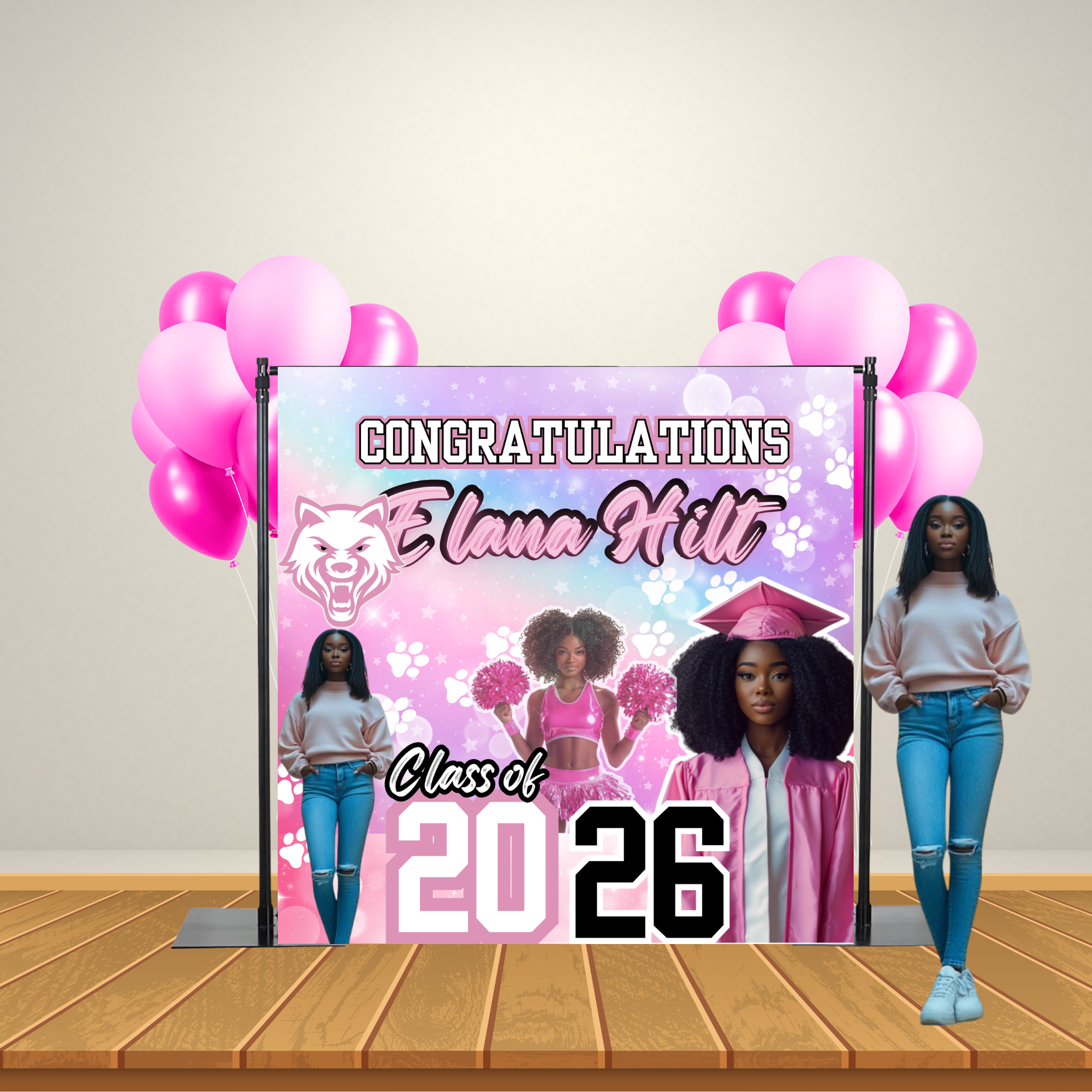 CONGRATULATIONS Graduation Backdrop  7