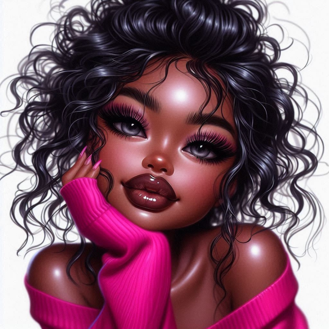 Pretty Girl in Pink Collection PNG