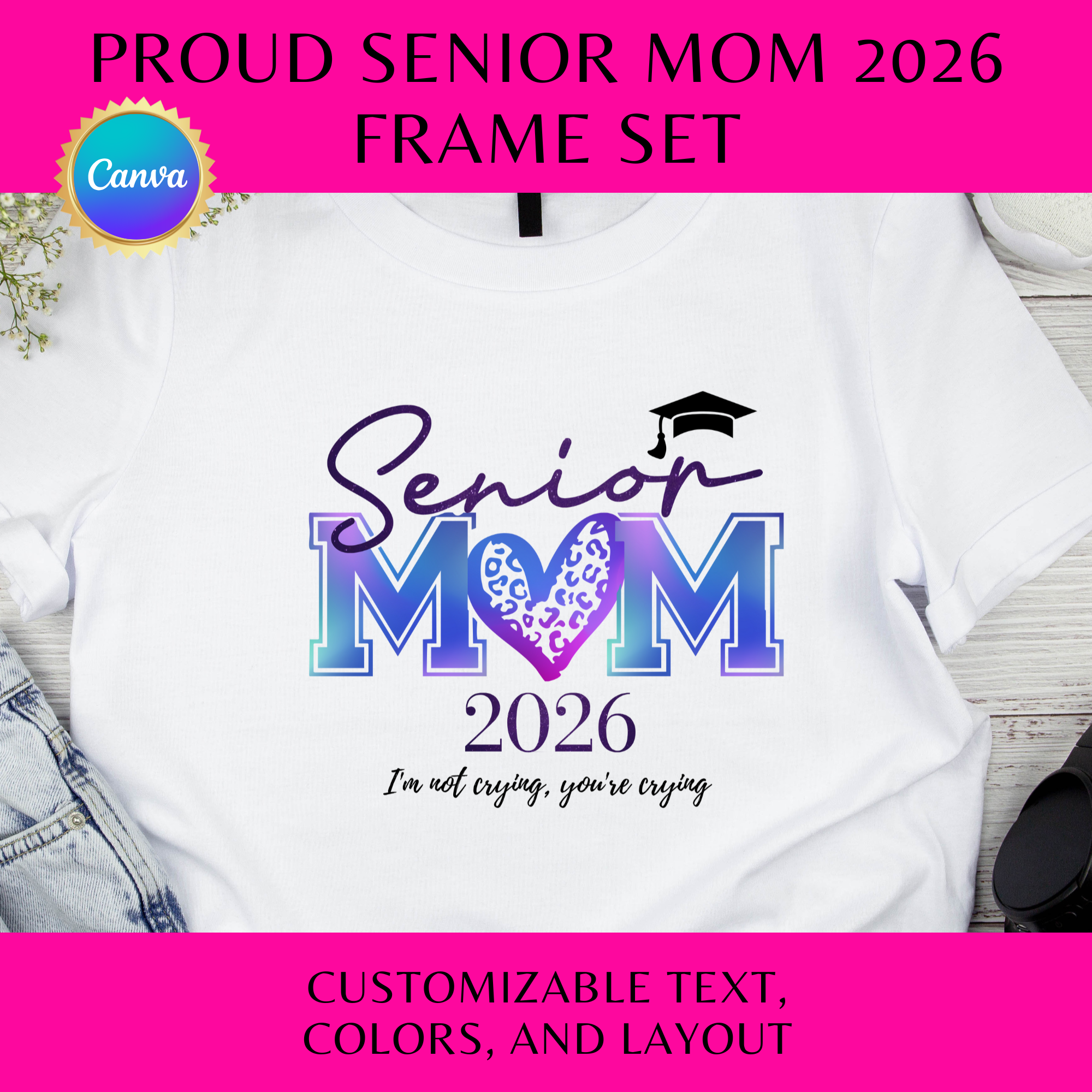 Proud Senior Mom 2026 Frame