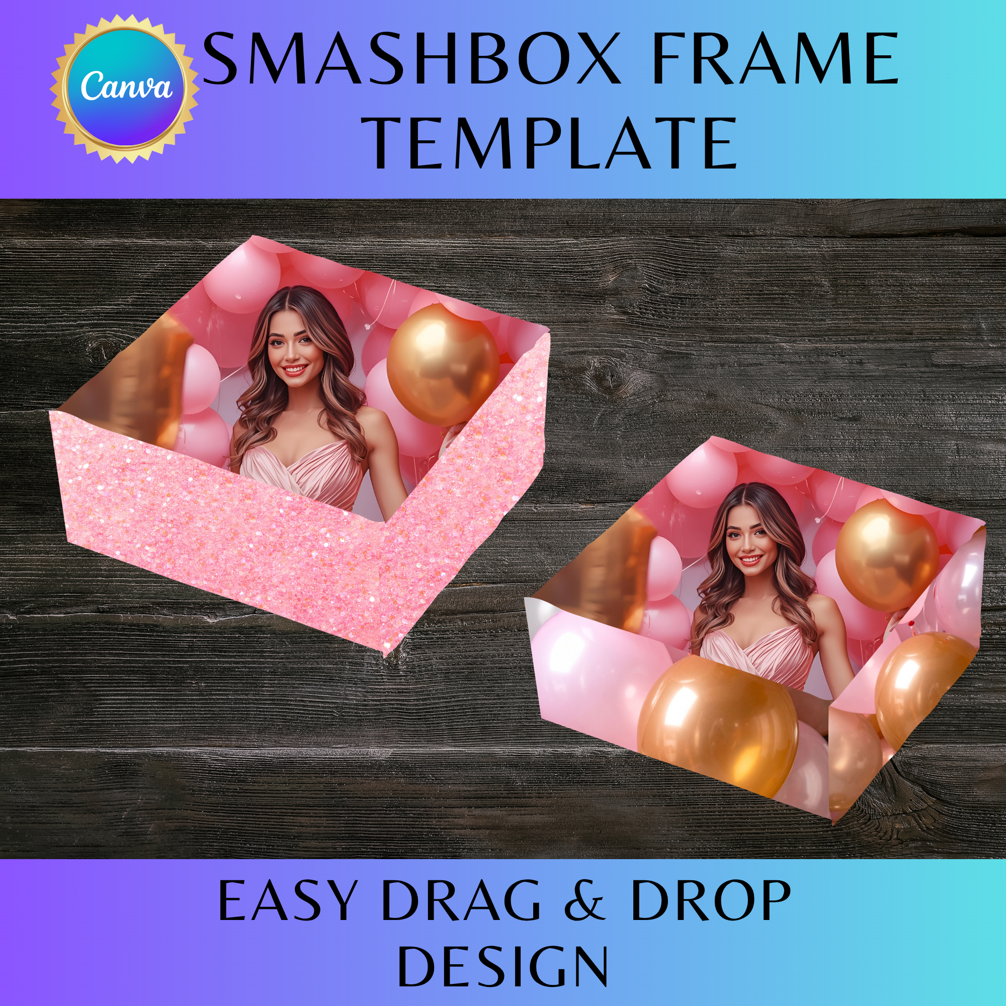 SmashBox Frame - Birthday Box Template