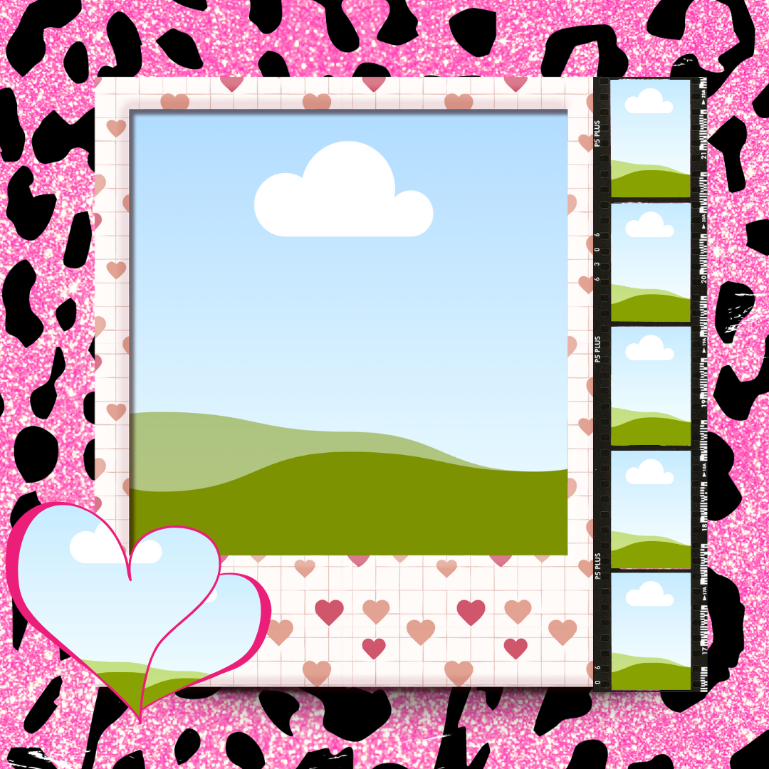 “Be Mine Polaroid Frame”