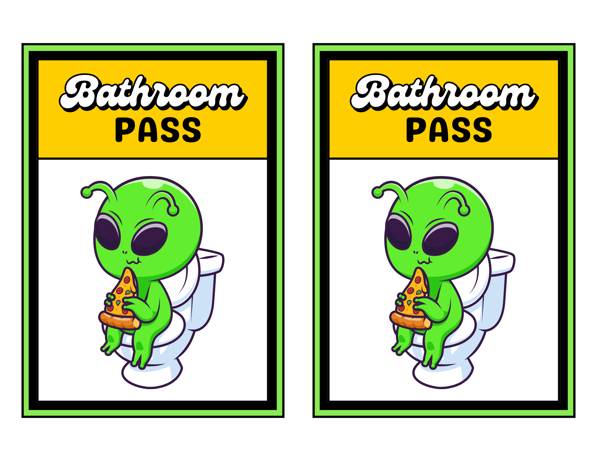 Classroom Control Hall Pass Set