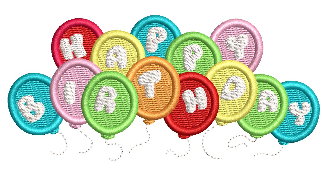 happy birthday balloons