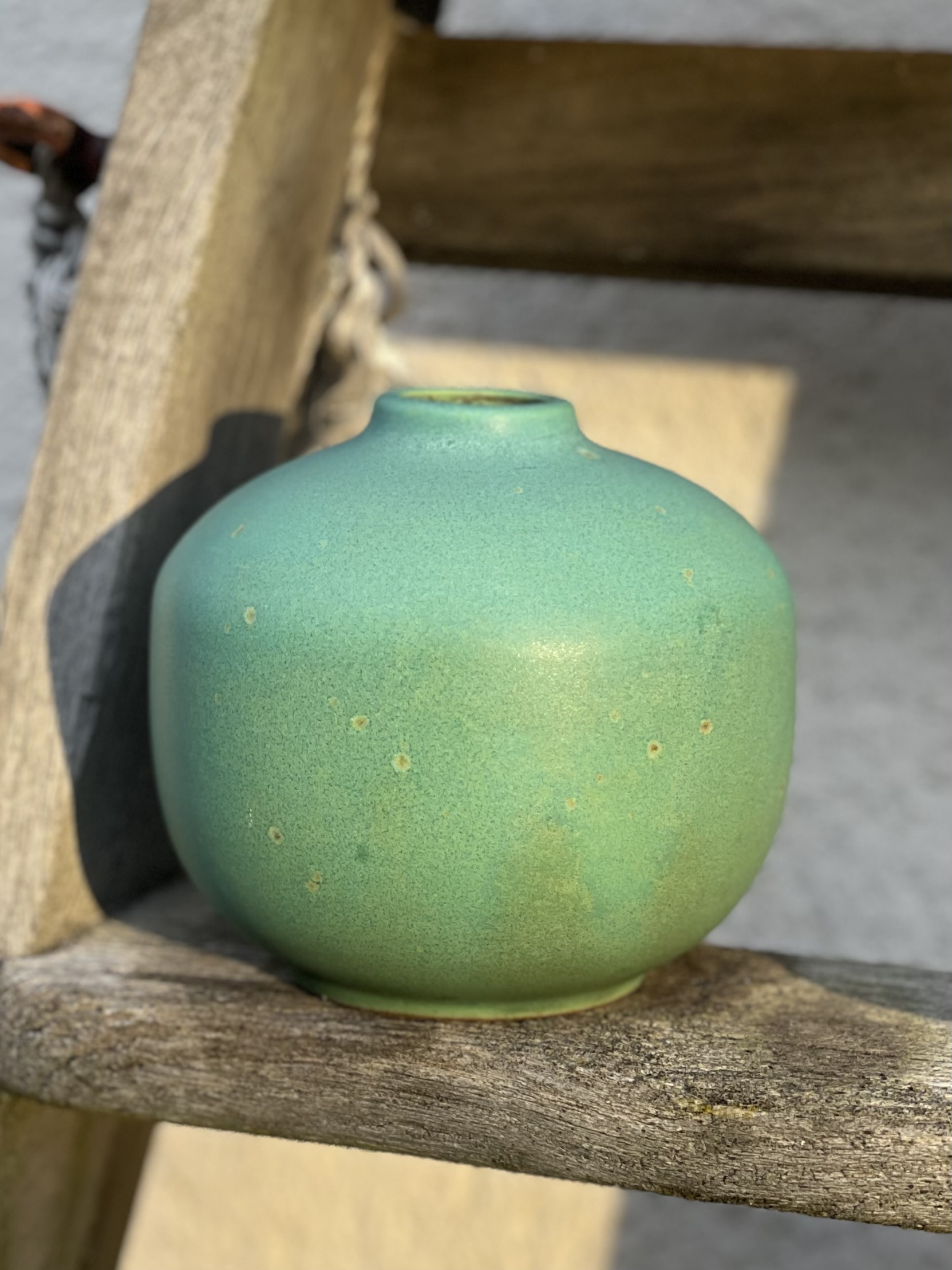 Petit vase turquoise