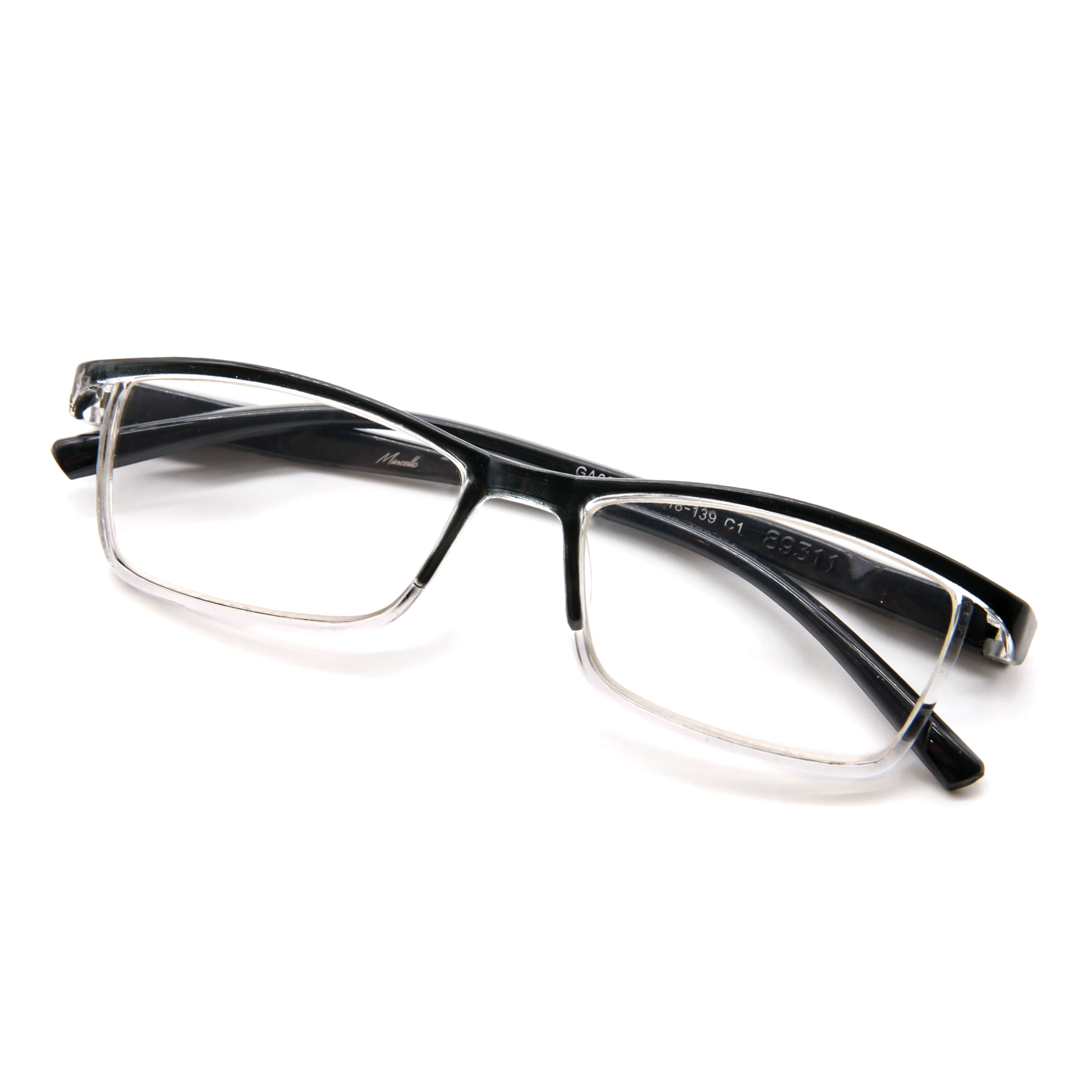 Black and Clear Eyeglasses