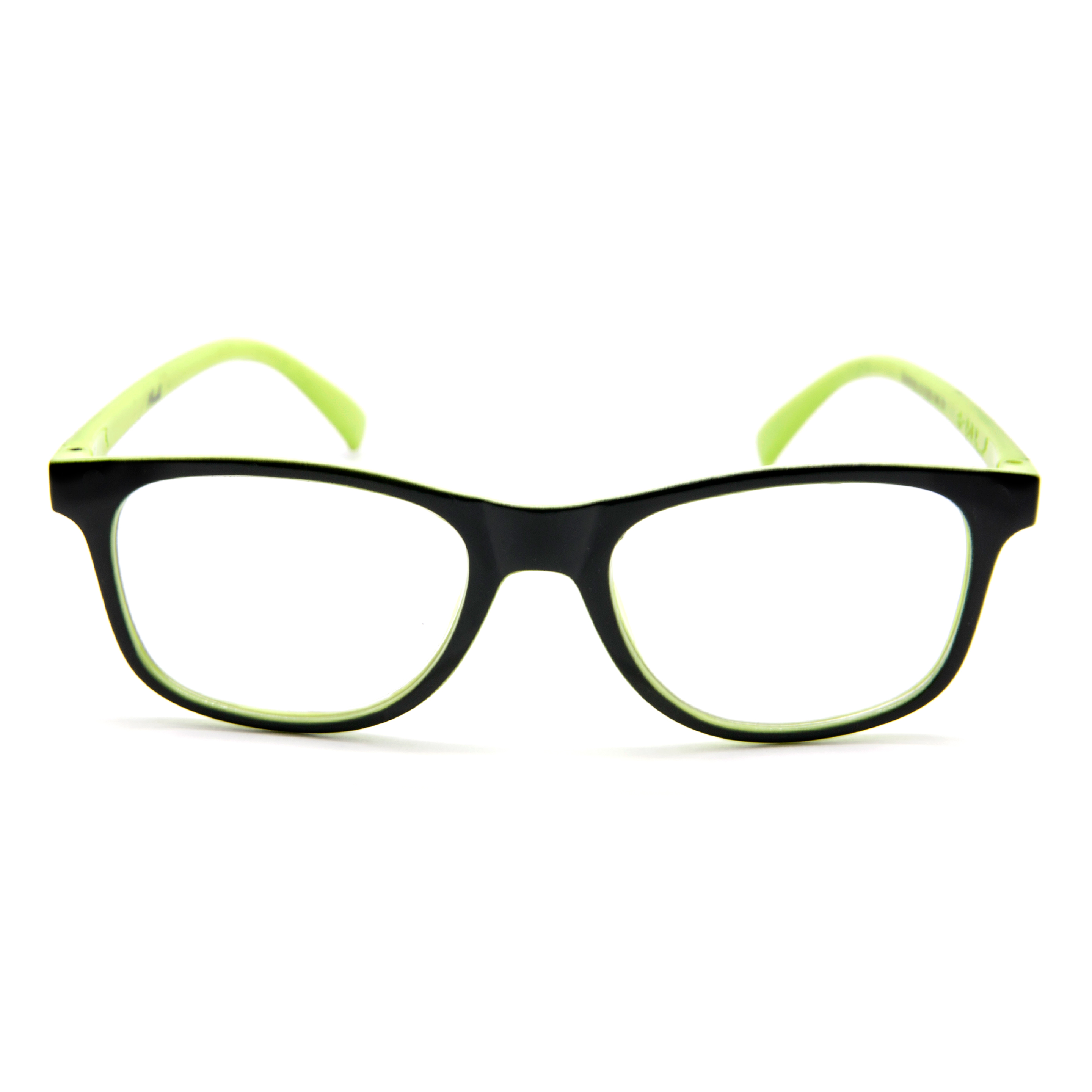 Black and Green/Purple Eyeglasses