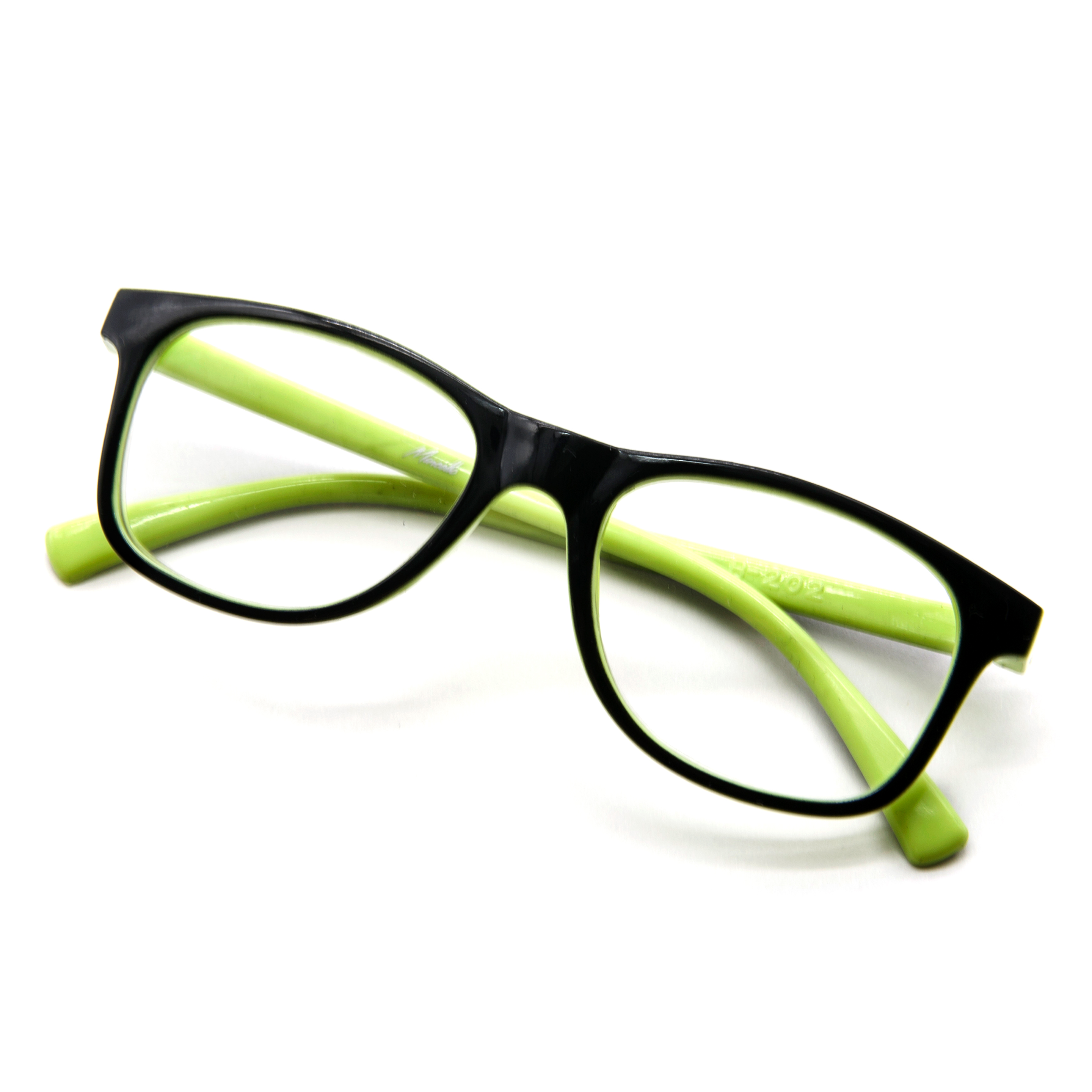 Black and Green/Purple Eyeglasses