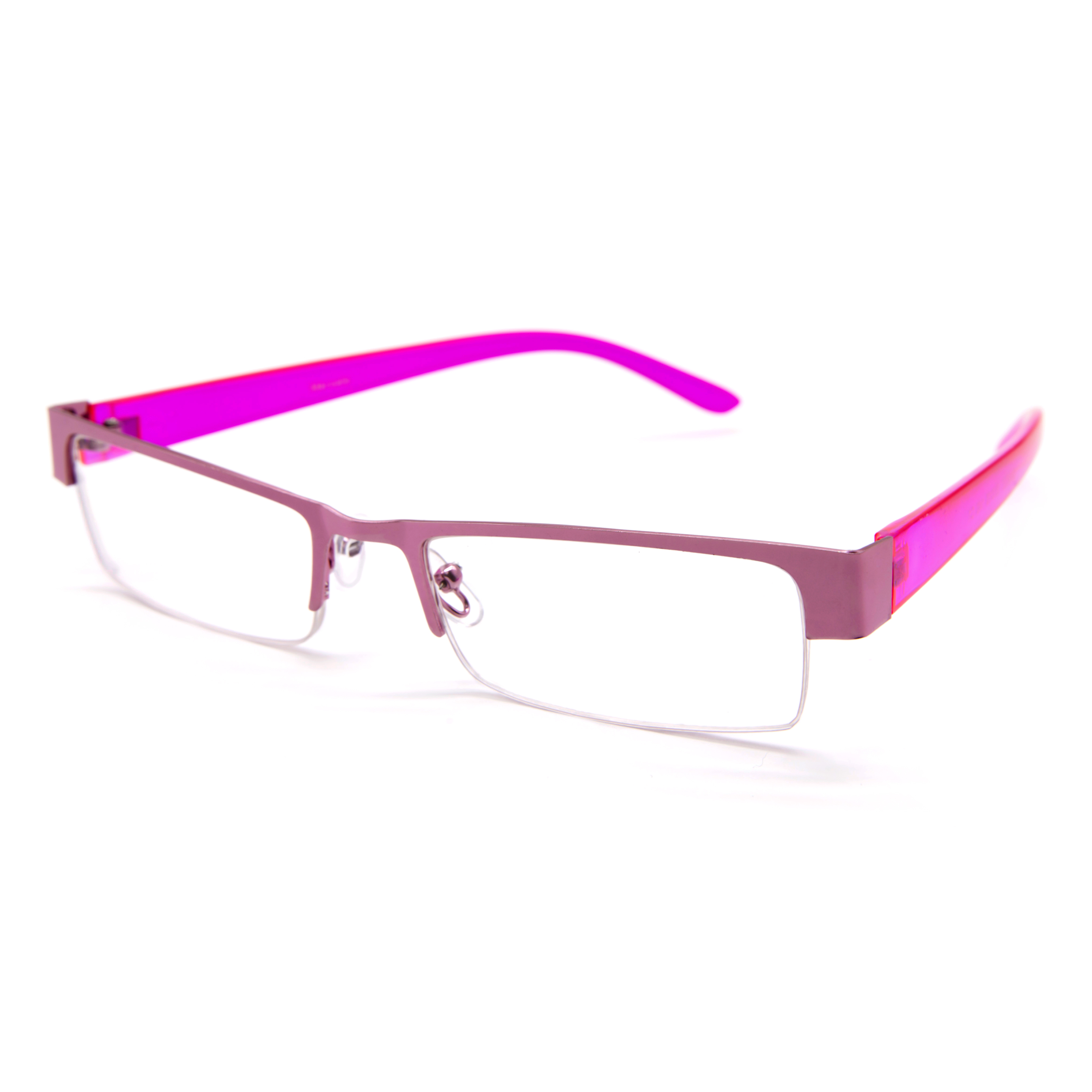 Pink-frame glasses