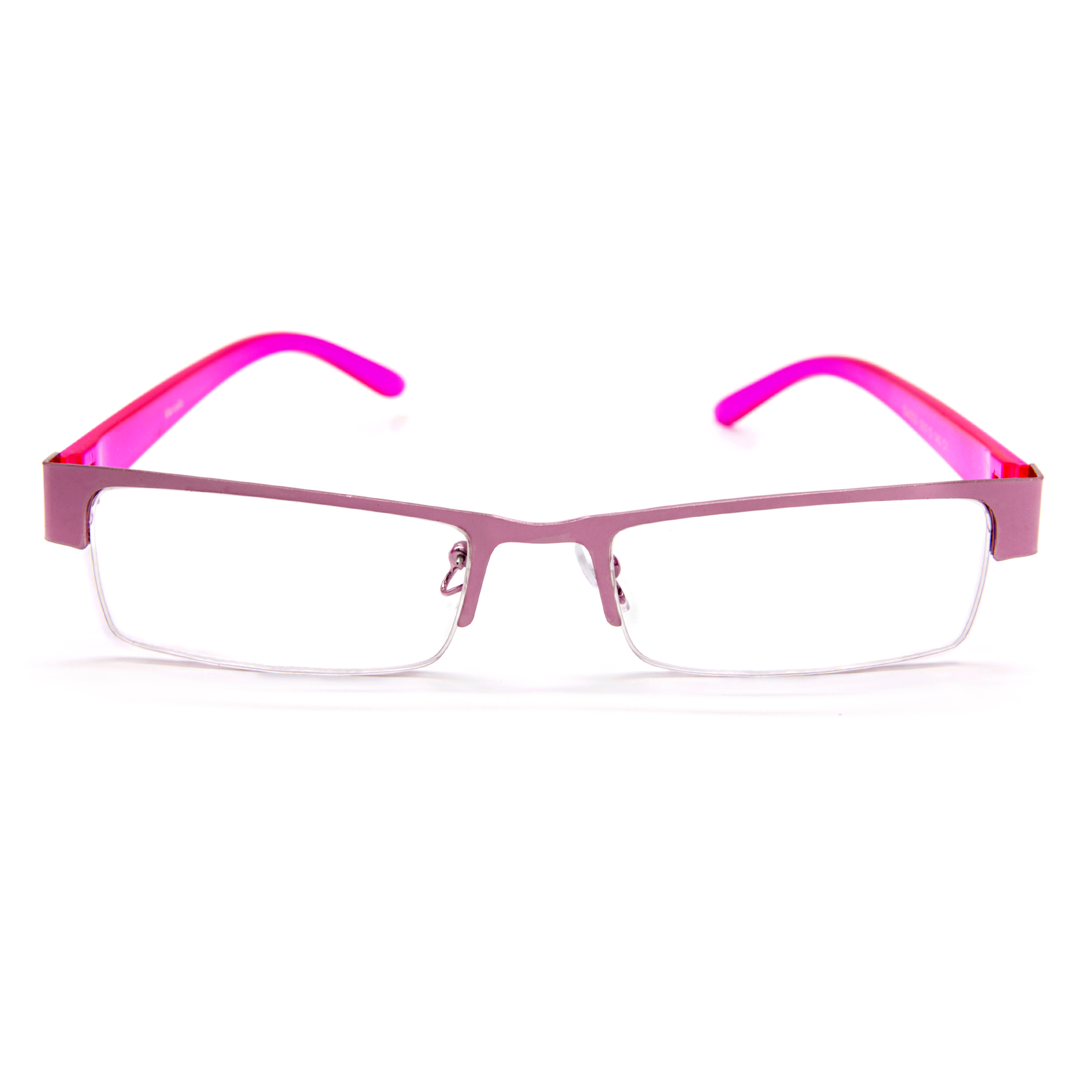 Pink-frame glasses