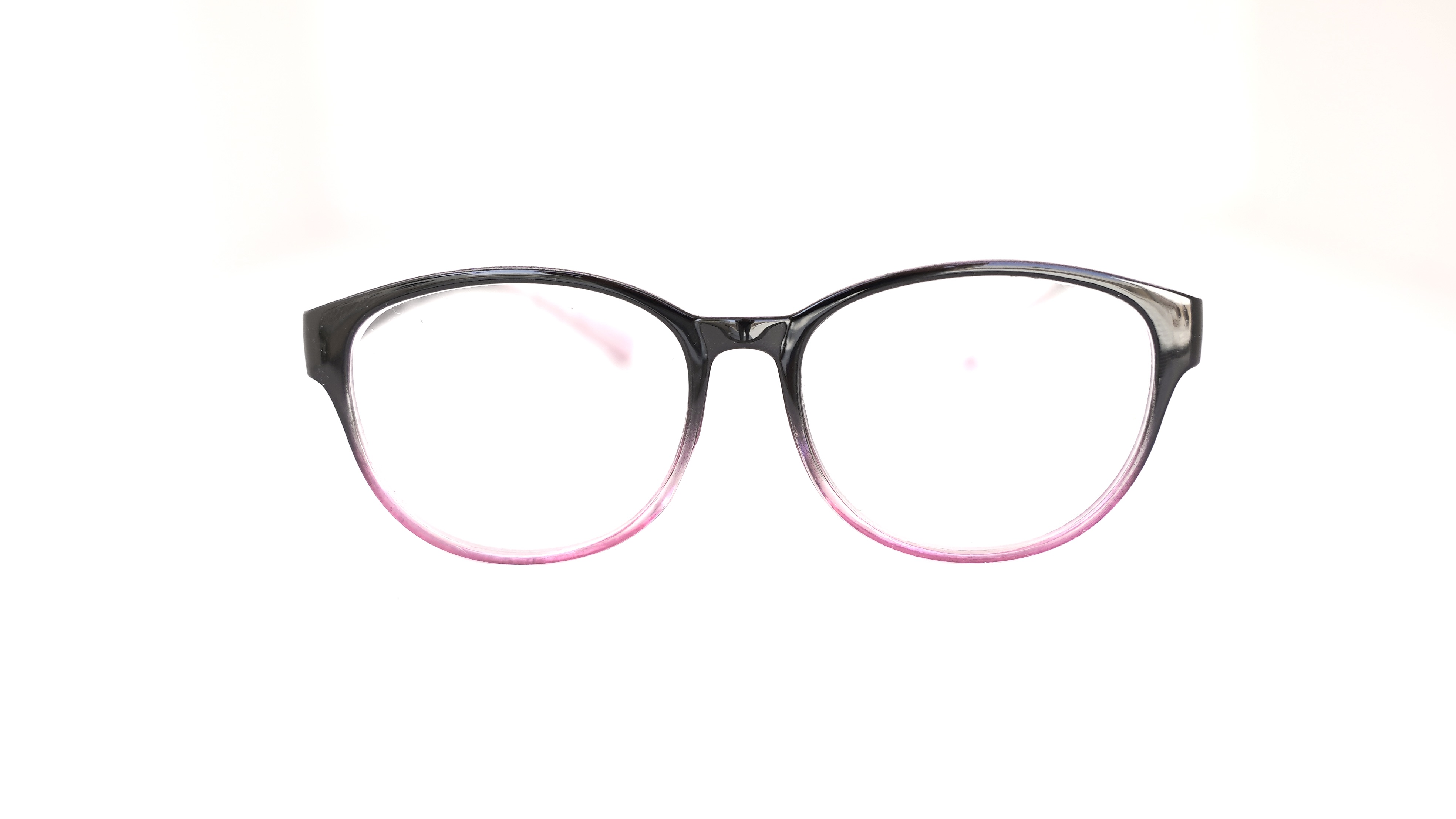 Black-pink black-blue reading glasses