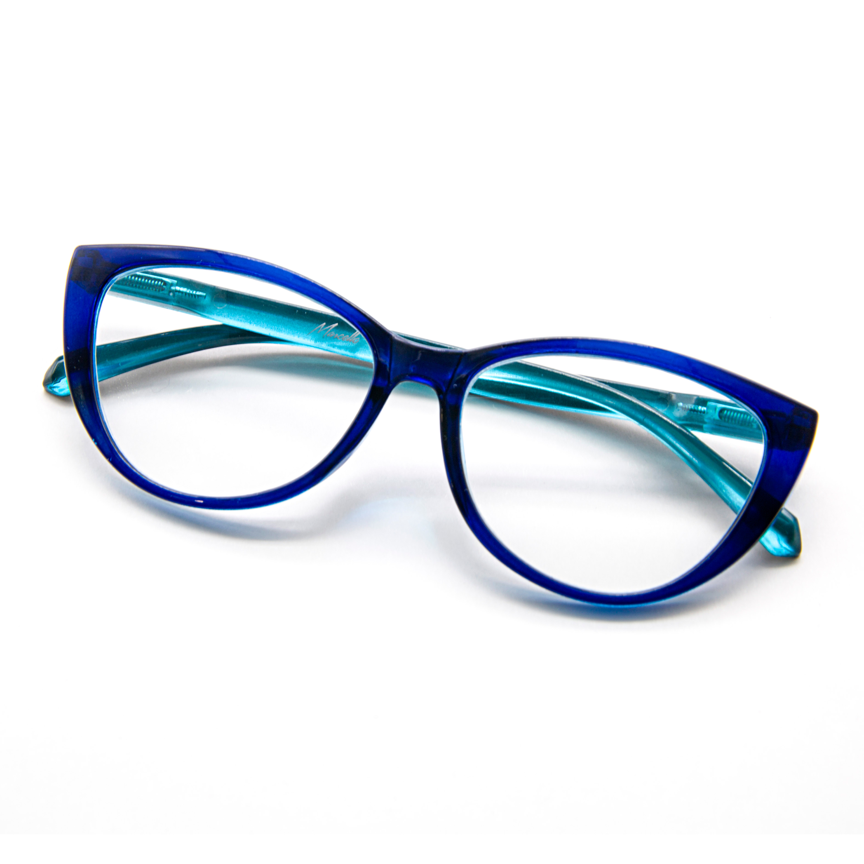 Blue Cat-Eye Glasses