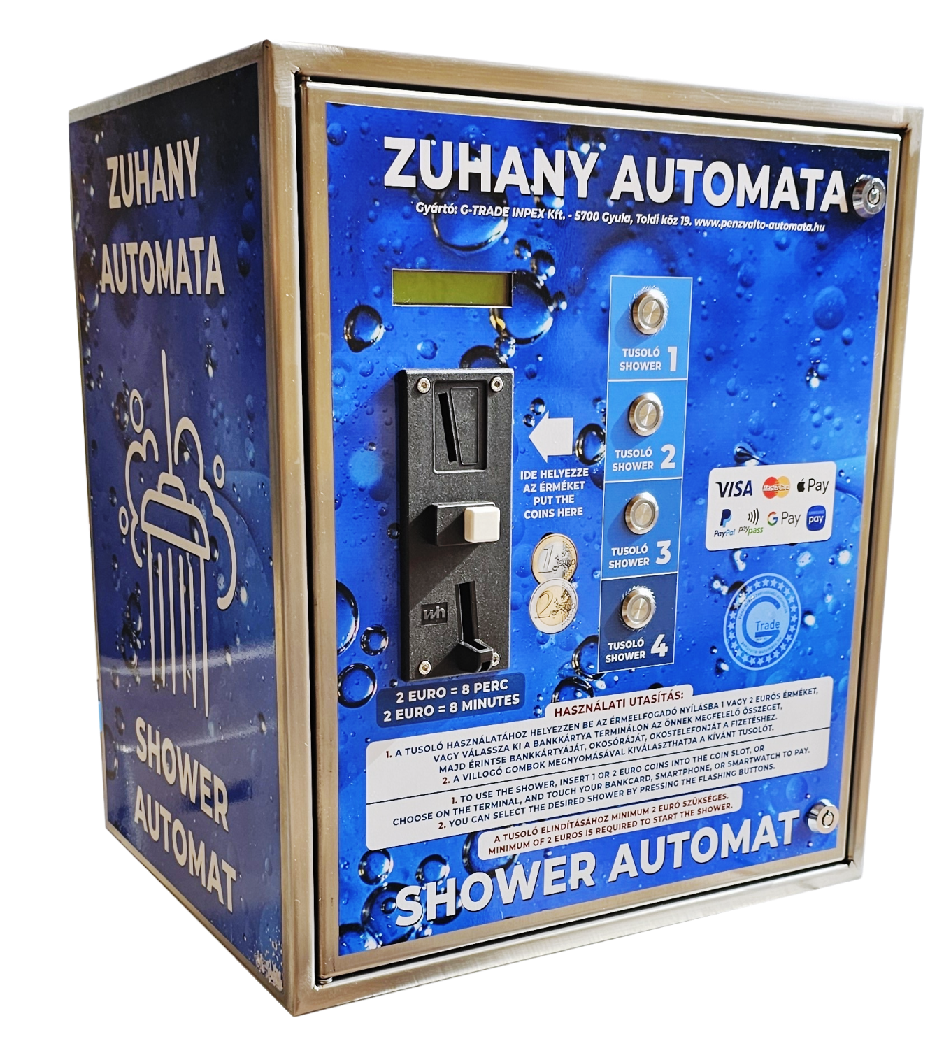 Zuhanyvezérlő automata