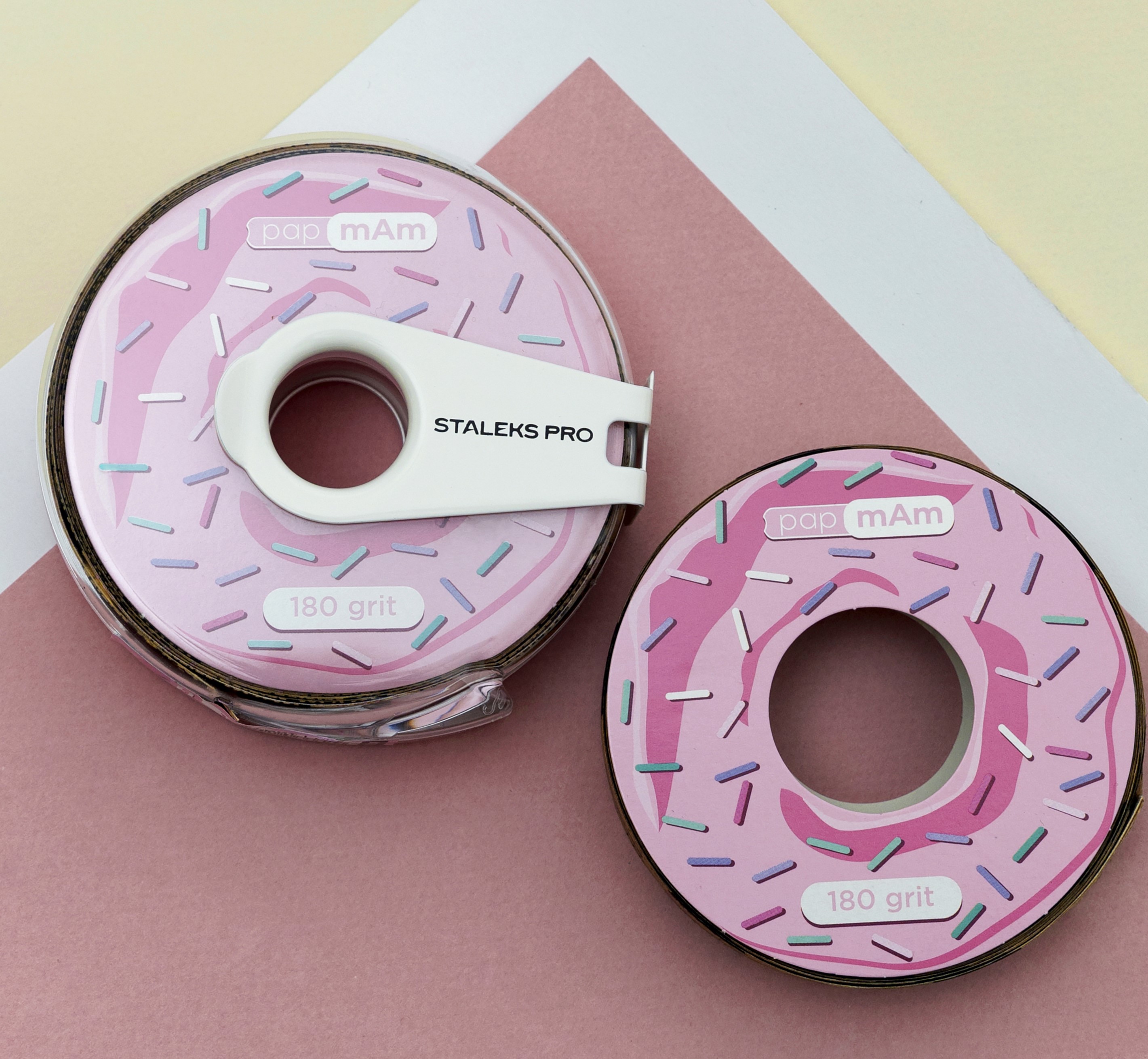 Staleks PRO PapmAm Beyaz Bant Törpü, Plastik Bobinde