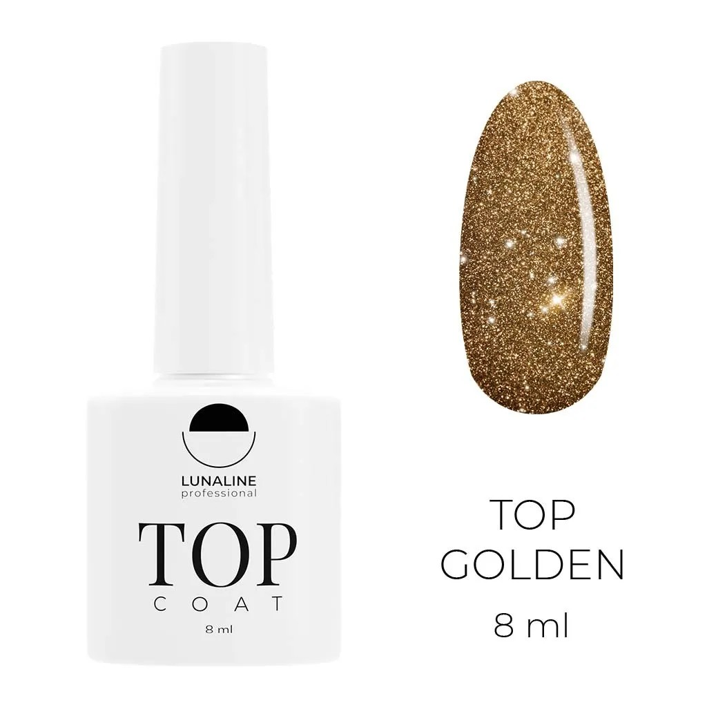 Lunaline Professional Golden Top Coat 8 ml